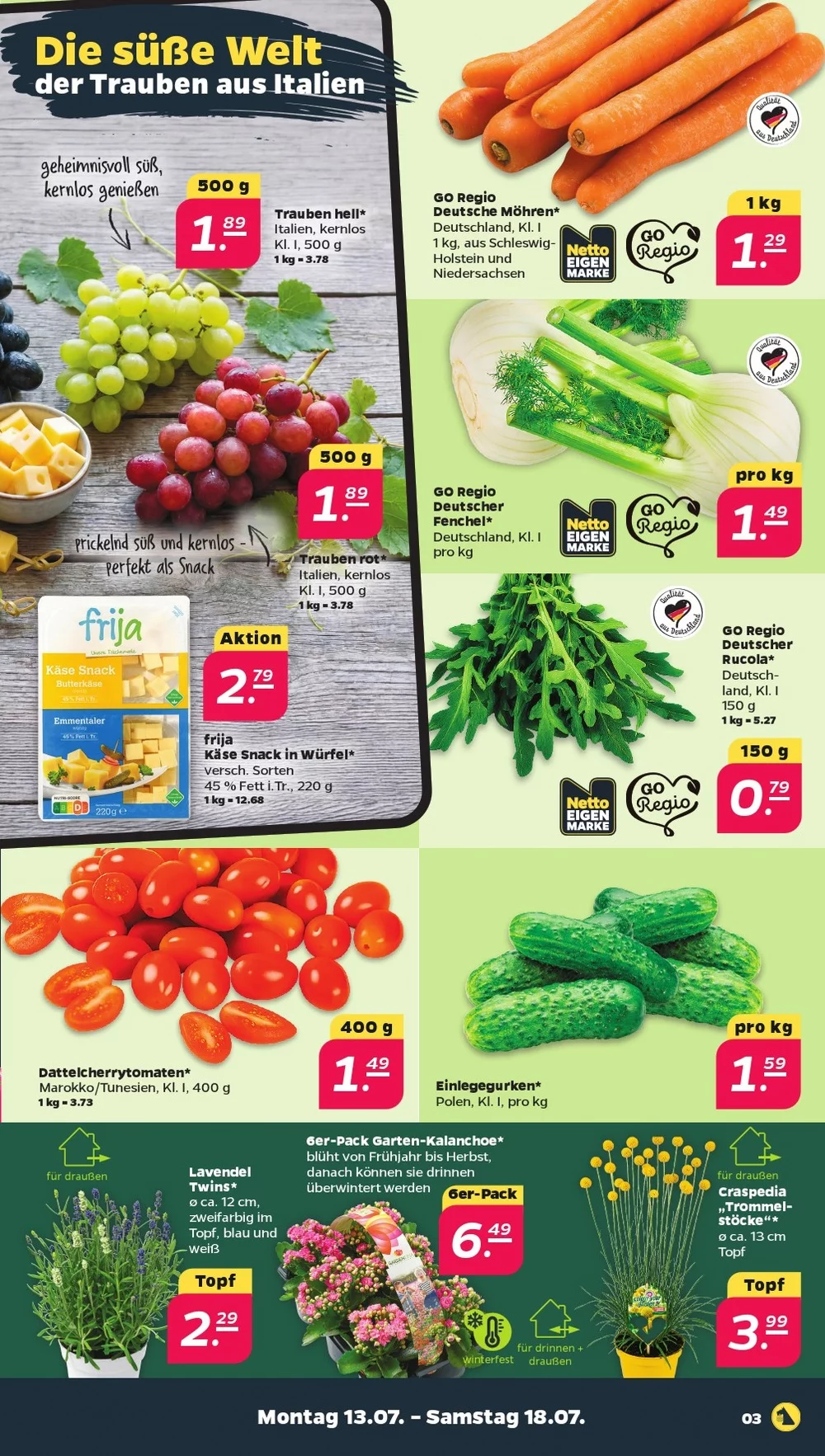 Netto Prospekt 27.07.2026 bis 01.08.2026 3 netto prospekt juli 13 18 3