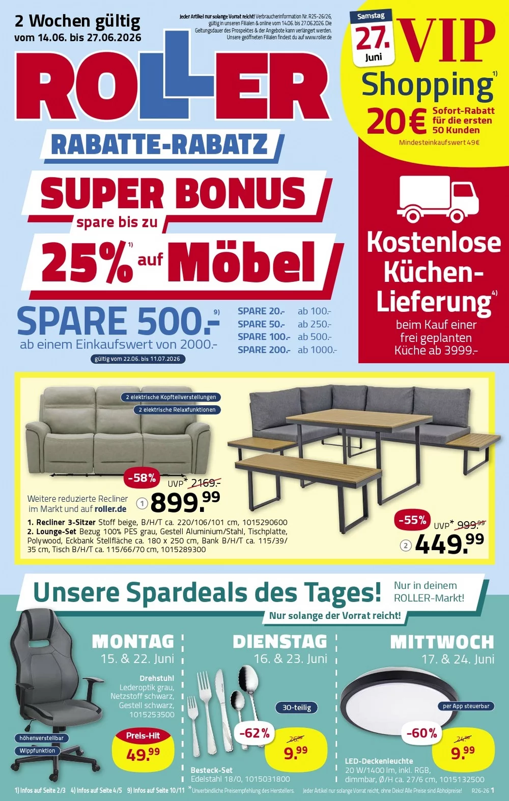 Roller Prospekt 27.07.2026 bis 01.08.2026 1 roller prospekt kw-27