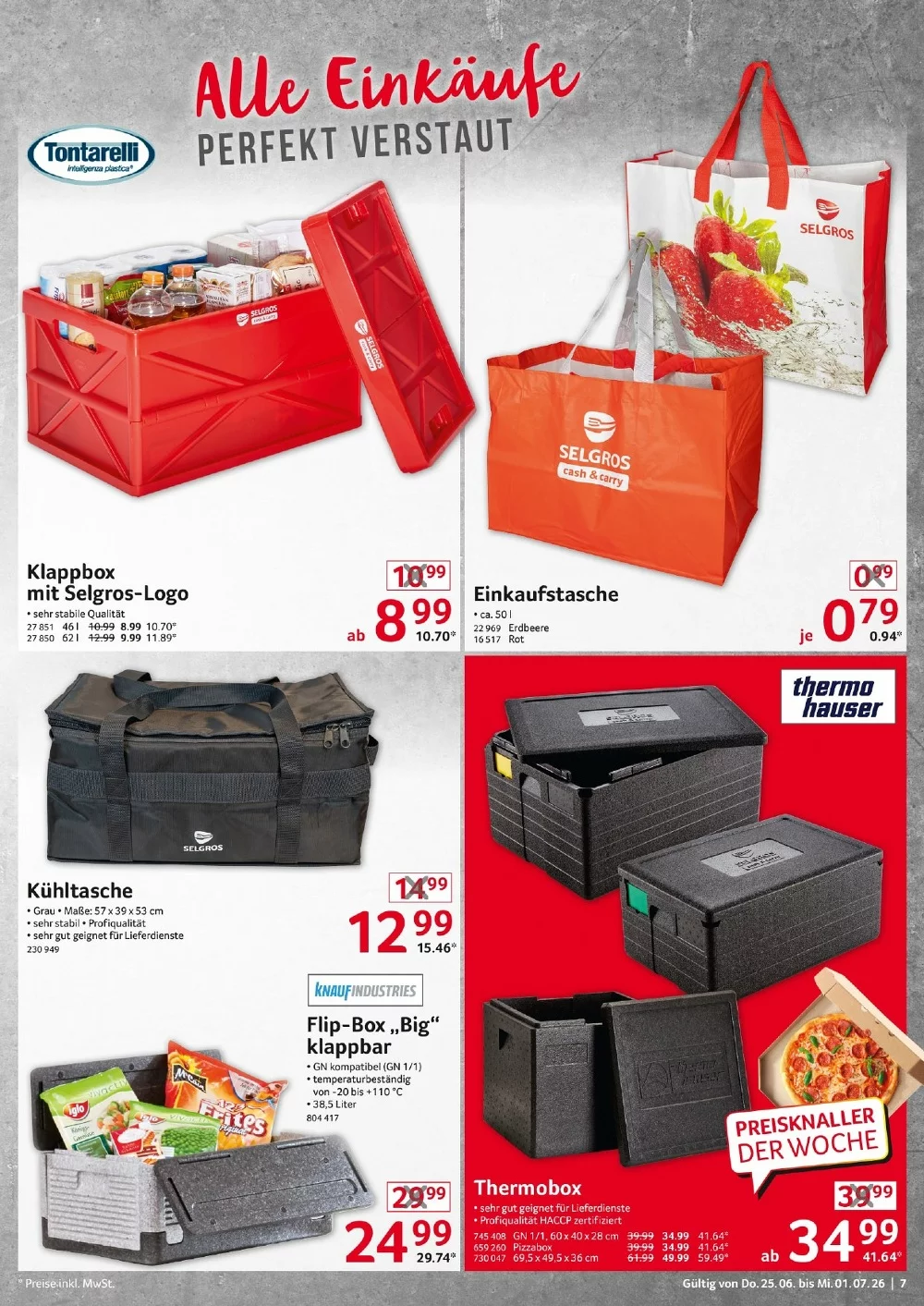selgros Nonfood prospekt juni 25 juli 1 7