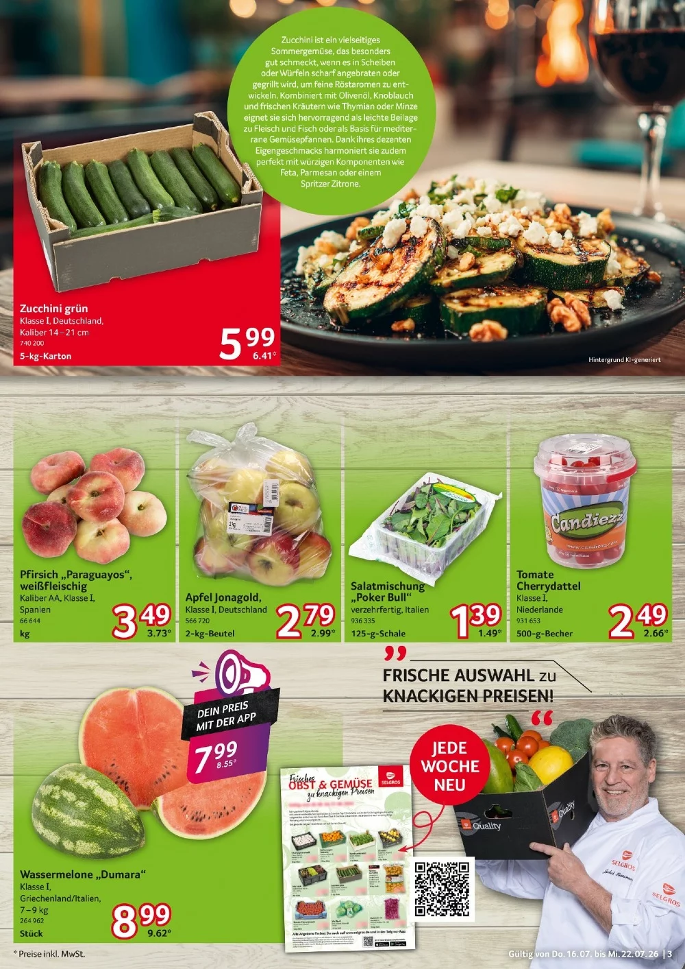 Selgros Prospekt (Food) 30.07.2026 bis 05.08.2026 3 selgros food prospekt juli 16 22 3