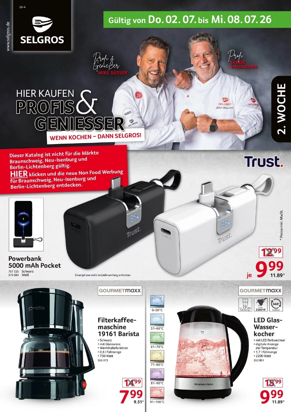 Selgros Prospekt (Non Food) 30.07.2026 bis 05.08.2026 1 selgros prospekt kw-27