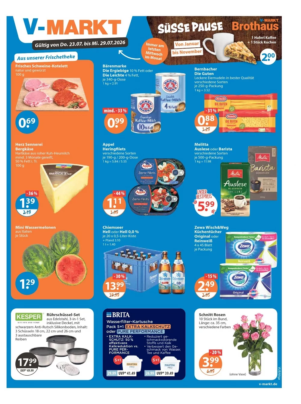V-Markt Prospekt 23.07.2026 bis 29.07.2026 1 v markt prospekt kw-30