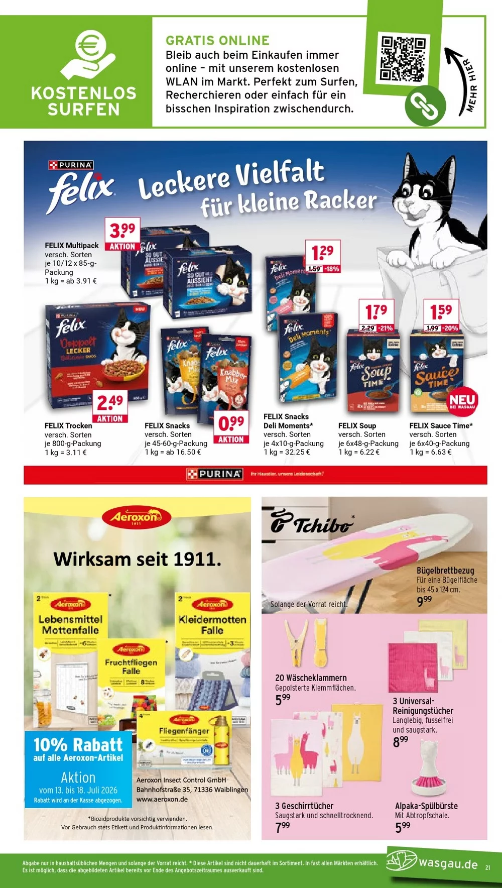 wasgau prospekt juli 13 18 21