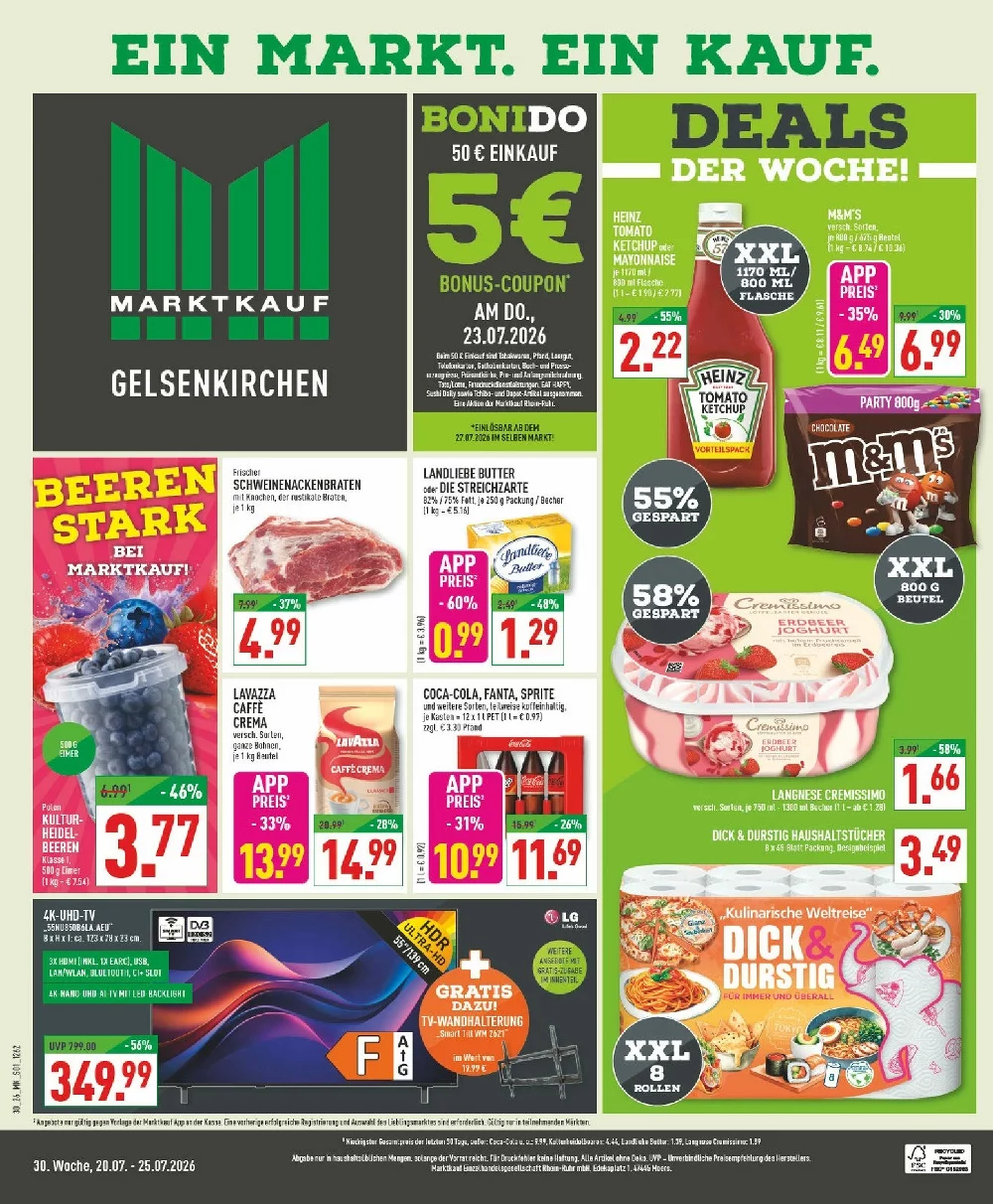Marktkauf Prospekt 20.07.2026 bis 25.07.2026 1 marktkrauf prospekt kw-30