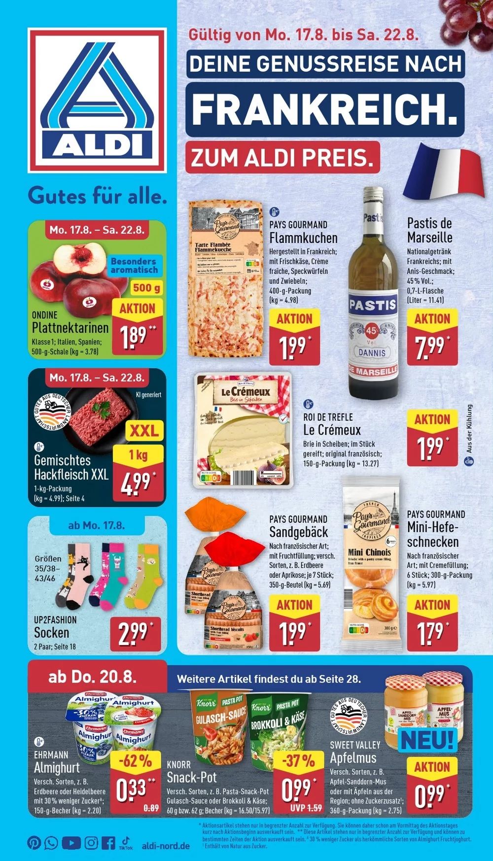 Aldi Nord Prospekt 17.08.2026 bis 22.08.2026 1 aldi nord prospekt kw-34