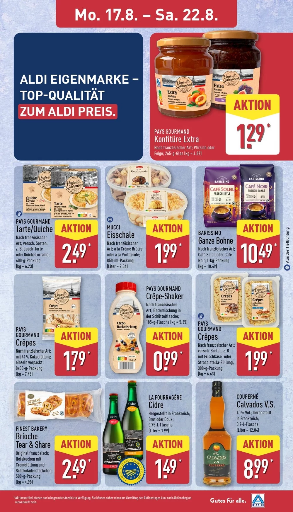 aldi nord prospekt august 17 22 11