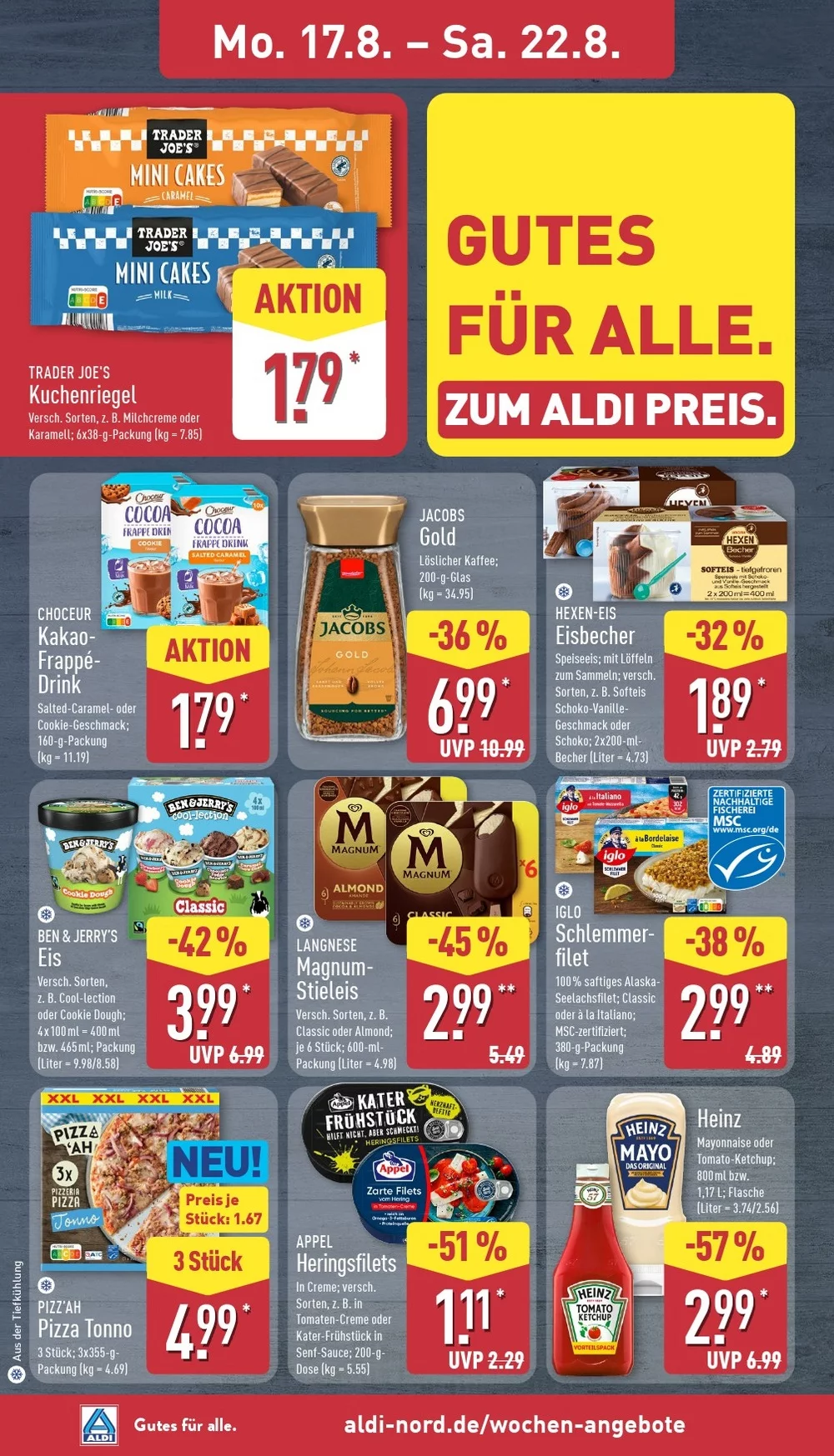 aldi nord prospekt august 17 22 6