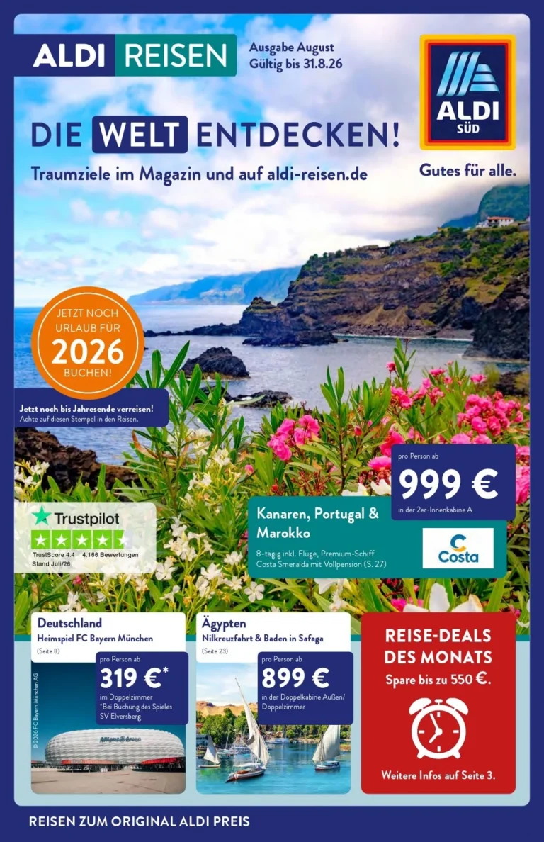 aldi süd reisen prospekt august