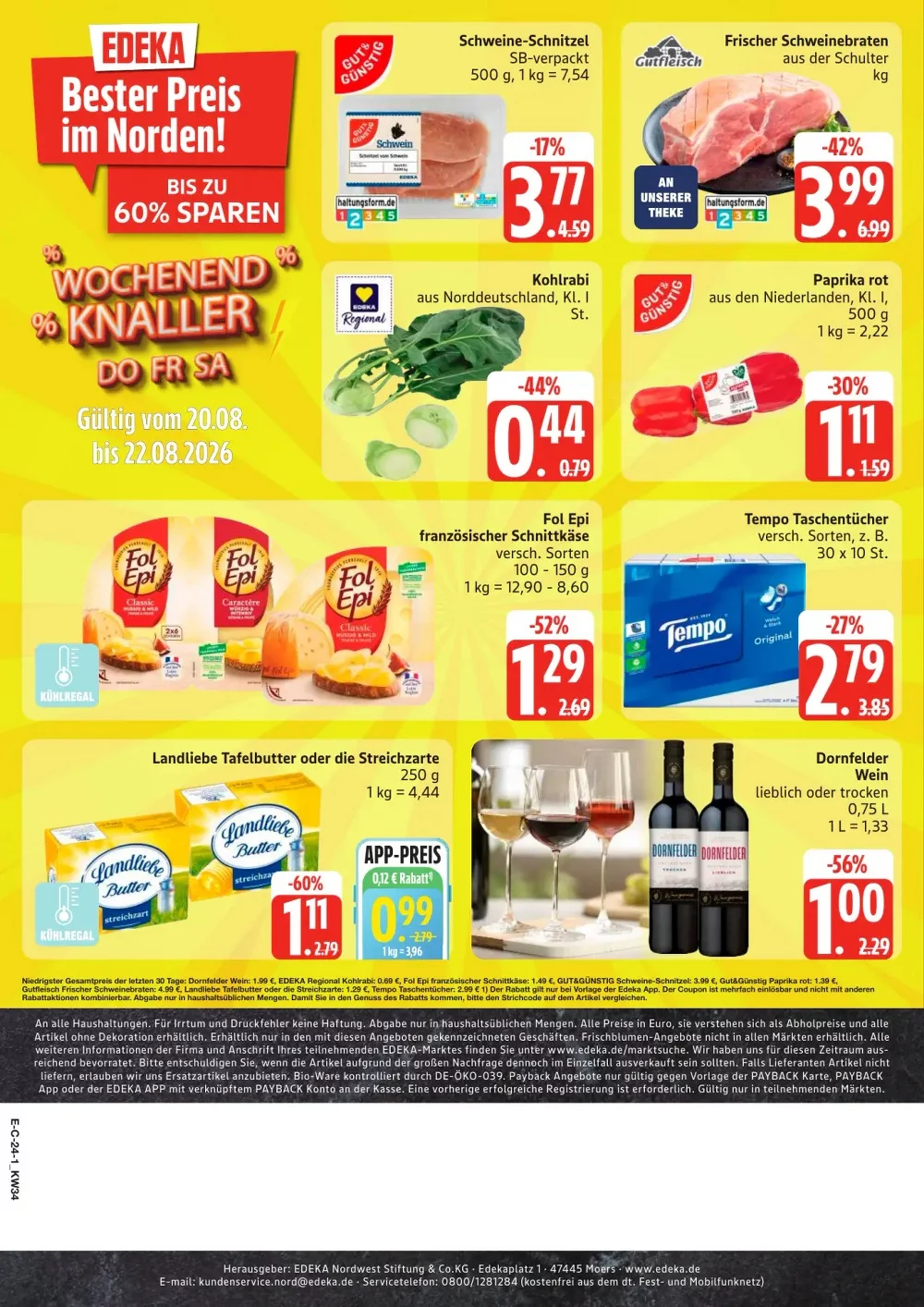 edeka nord prospekt kw 34 30