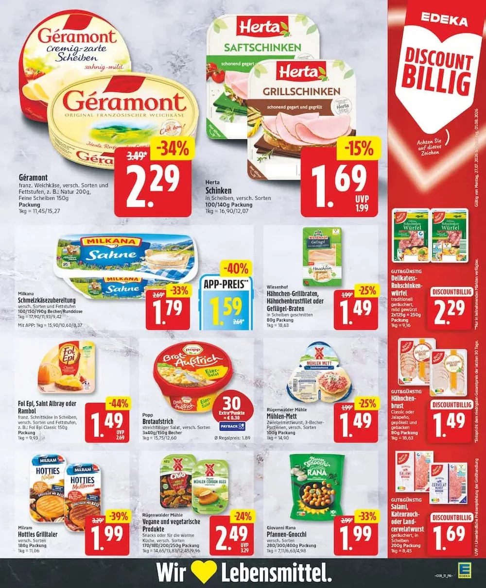 edeka prospekt juli 27 august 1 11