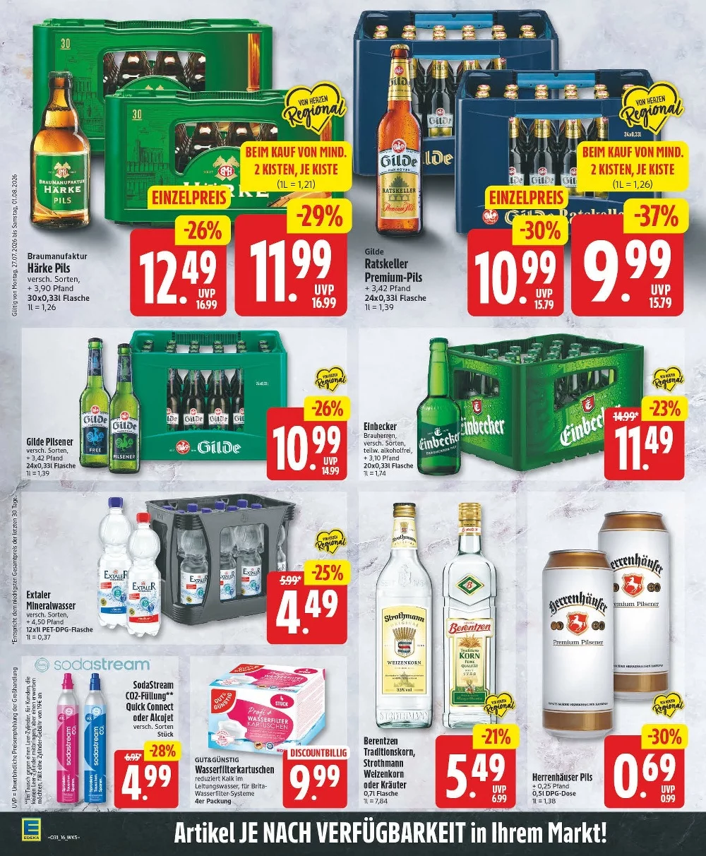 edeka prospekt juli 27 august 1 16 1