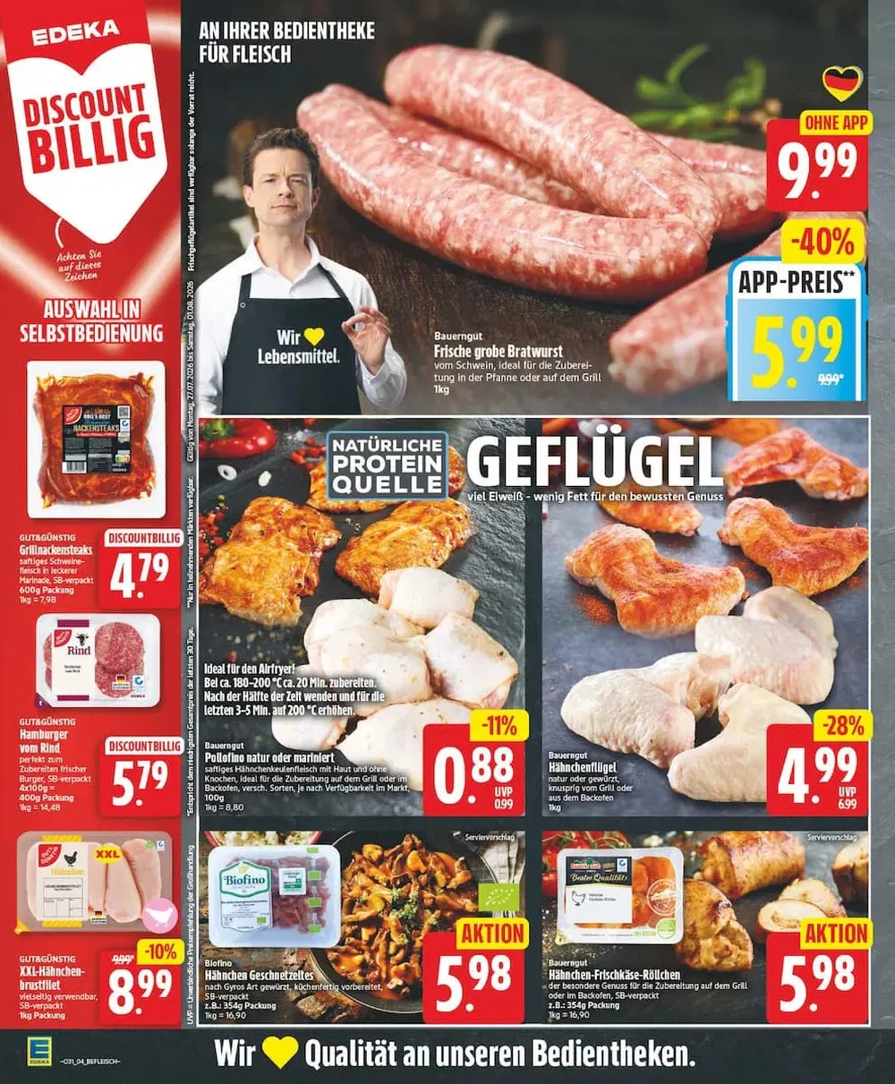 Edeka Prospekt 27.07.2026 bis 01.08.2026 4 edeka prospekt juli 27 august 1 4