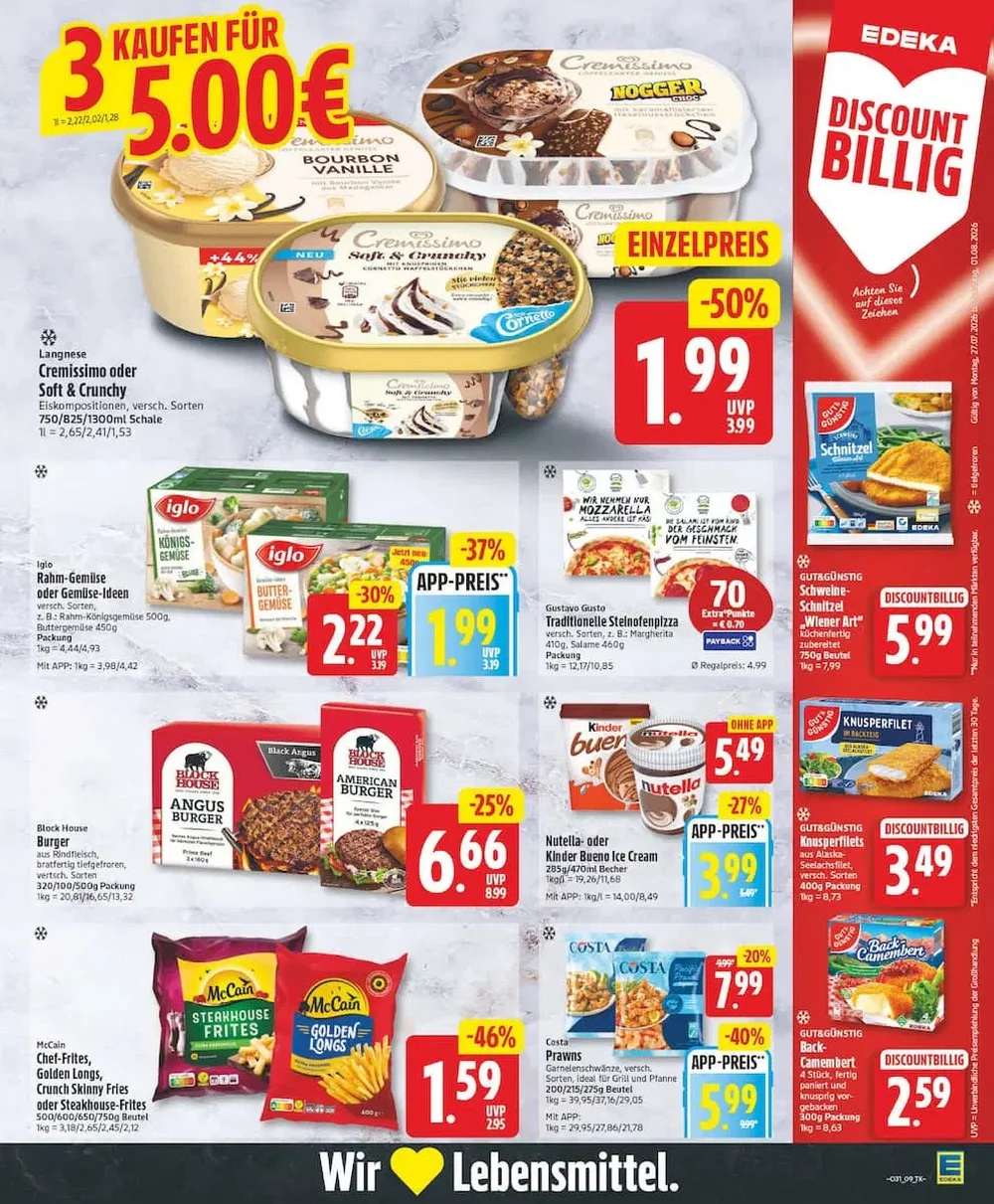 edeka prospekt juli 27 august 1 9