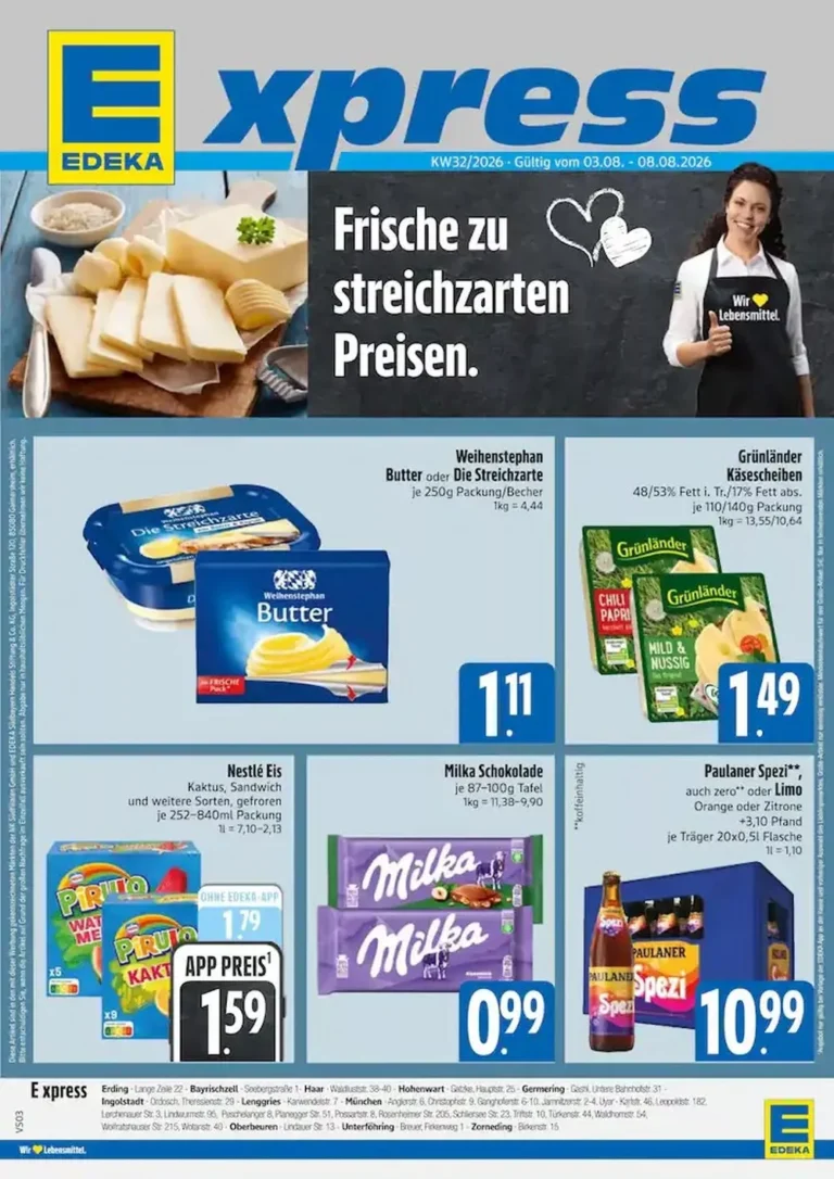 edeka xpress prospekt kw32