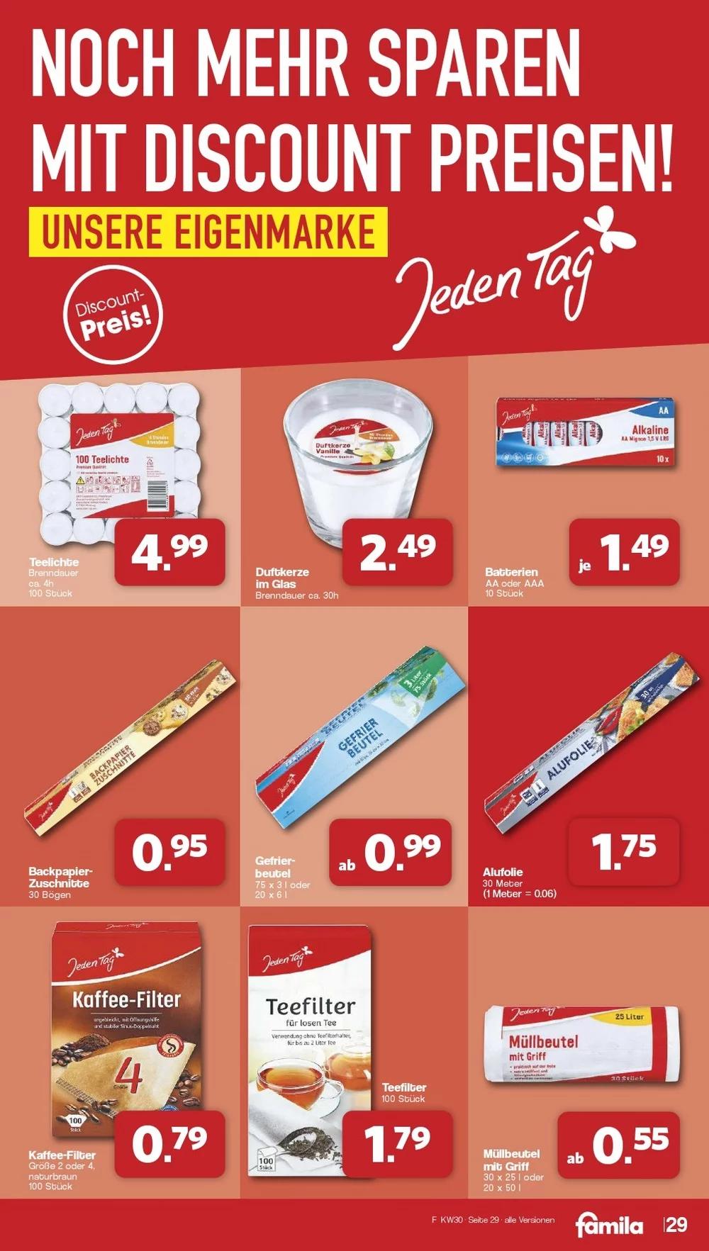 famila prospekt juli 20 25 29