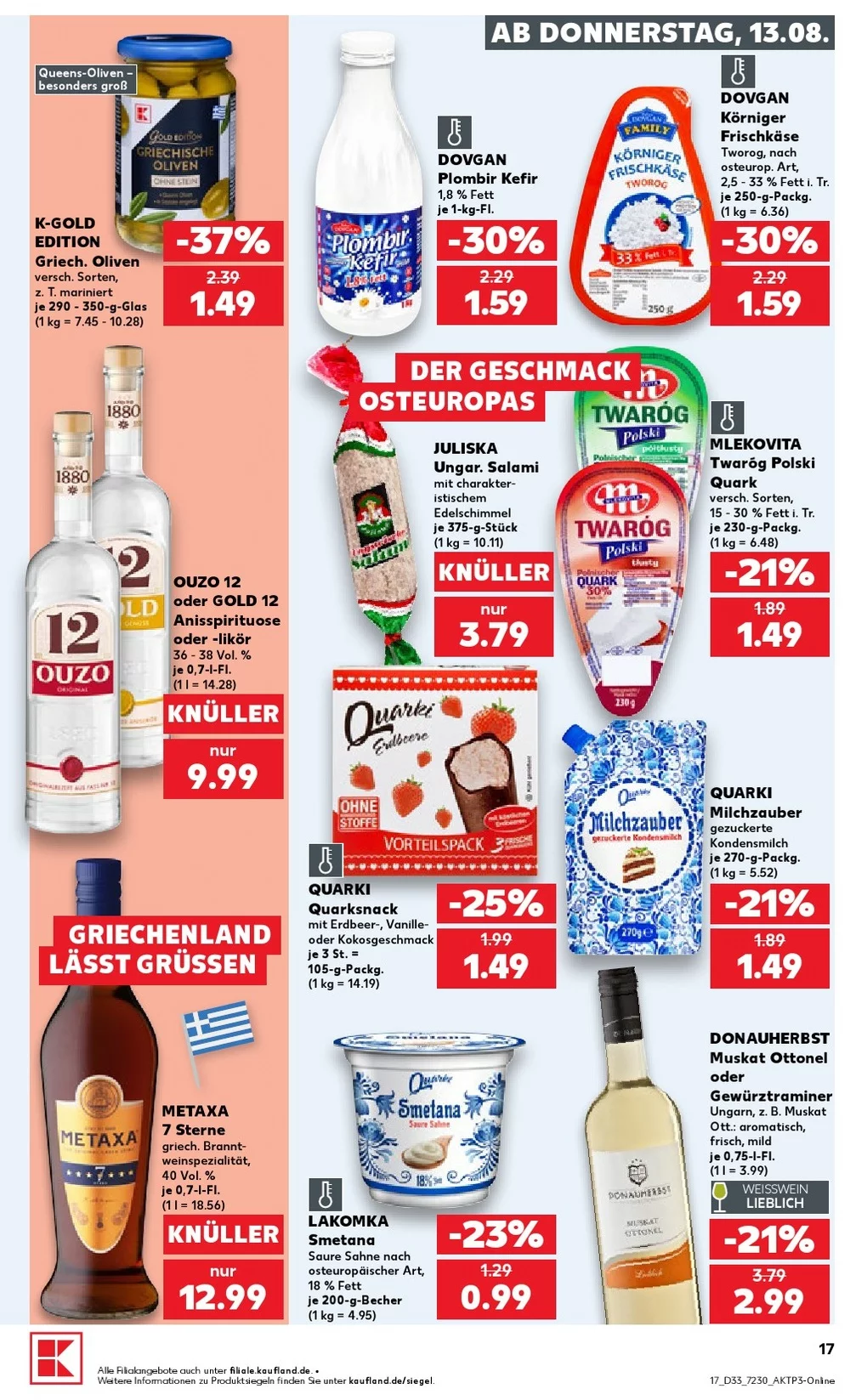 kaufland prospekt august 13 19 17