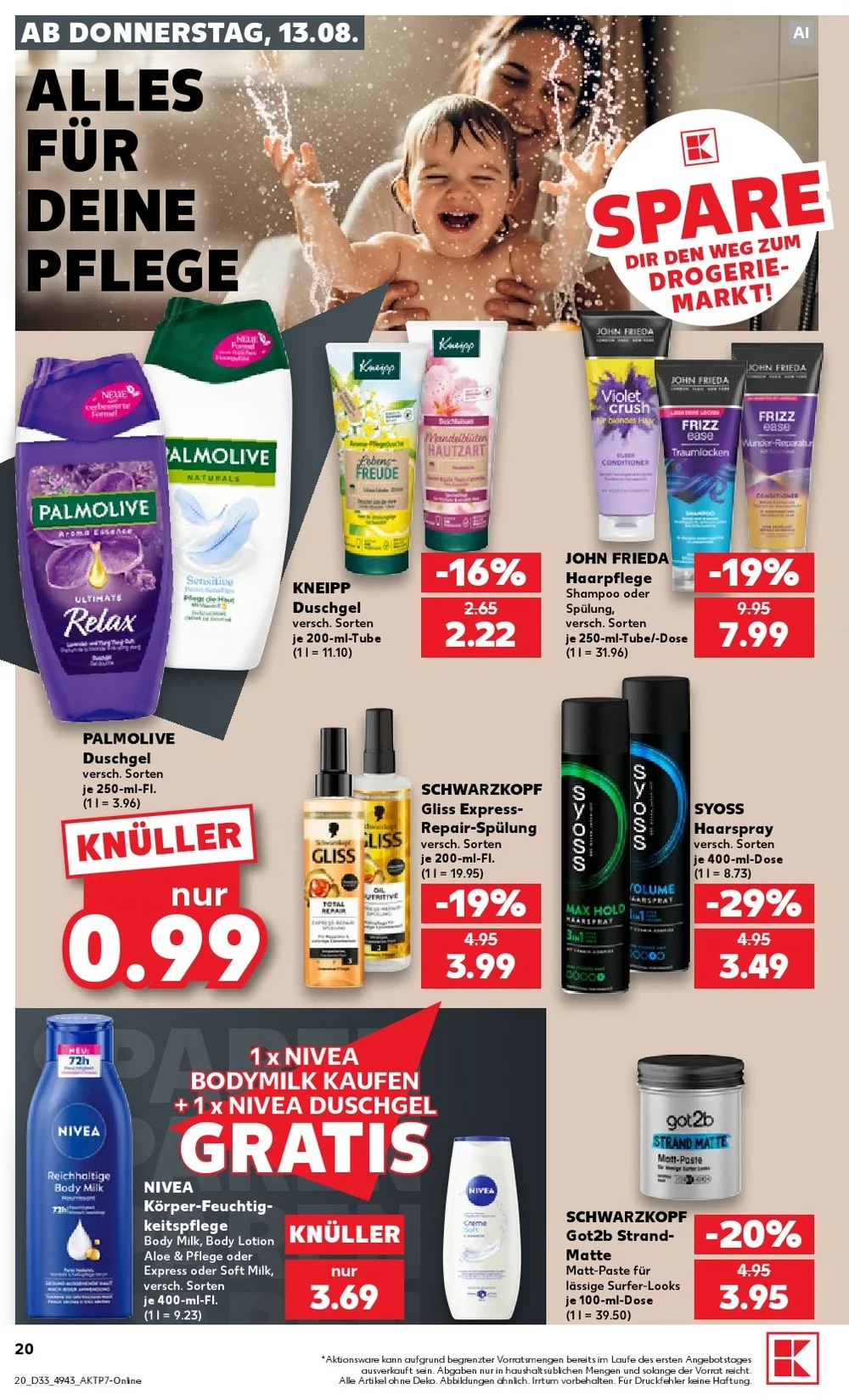 kaufland prospekt august 13 19 20