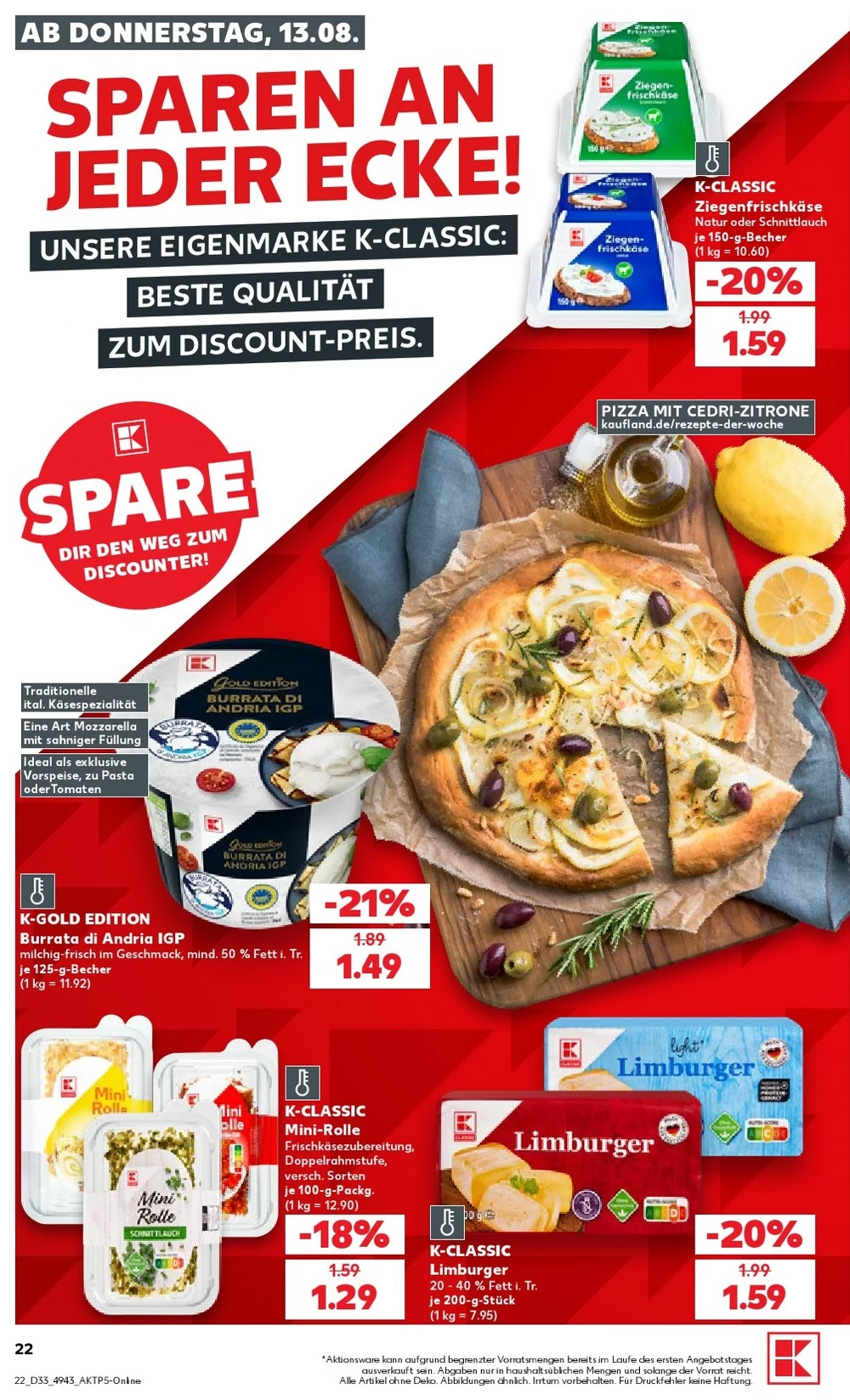 kaufland prospekt august 13 19 22