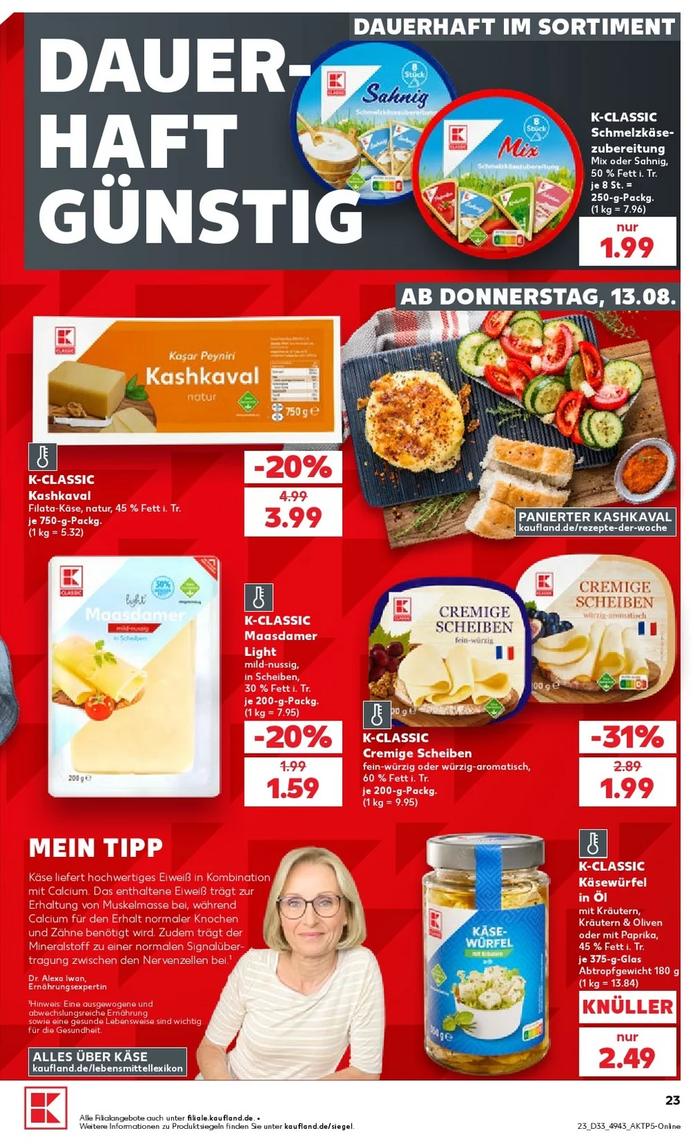 kaufland prospekt august 13 19 23