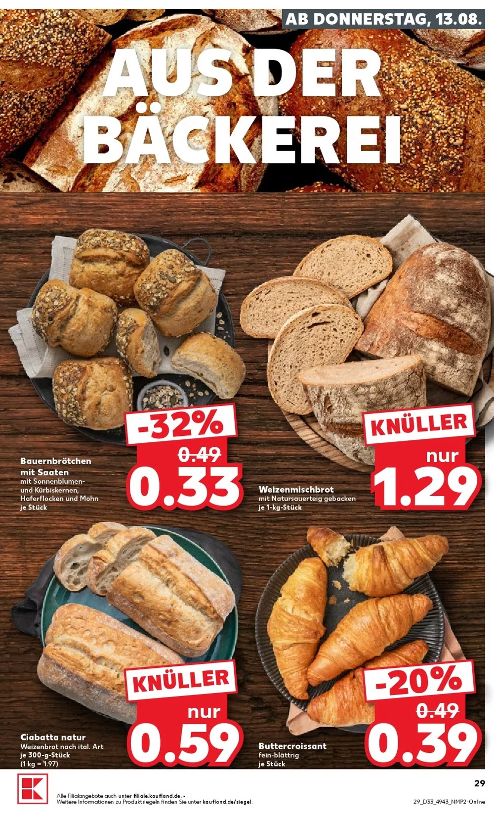 kaufland prospekt august 13 19 29