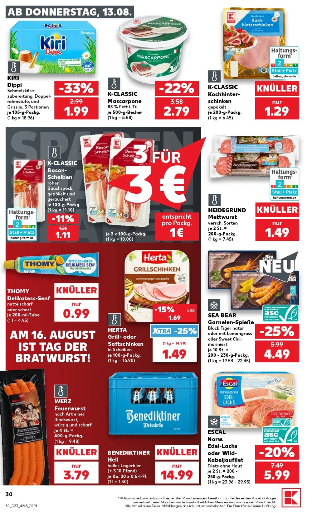 kaufland prospekt august 13 19 30