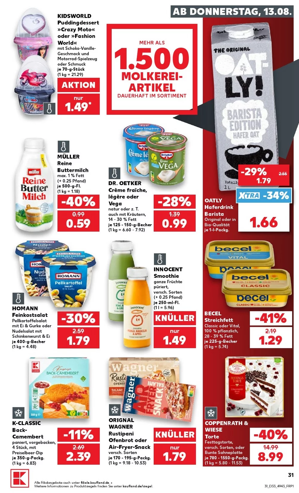 kaufland prospekt august 13 19 31
