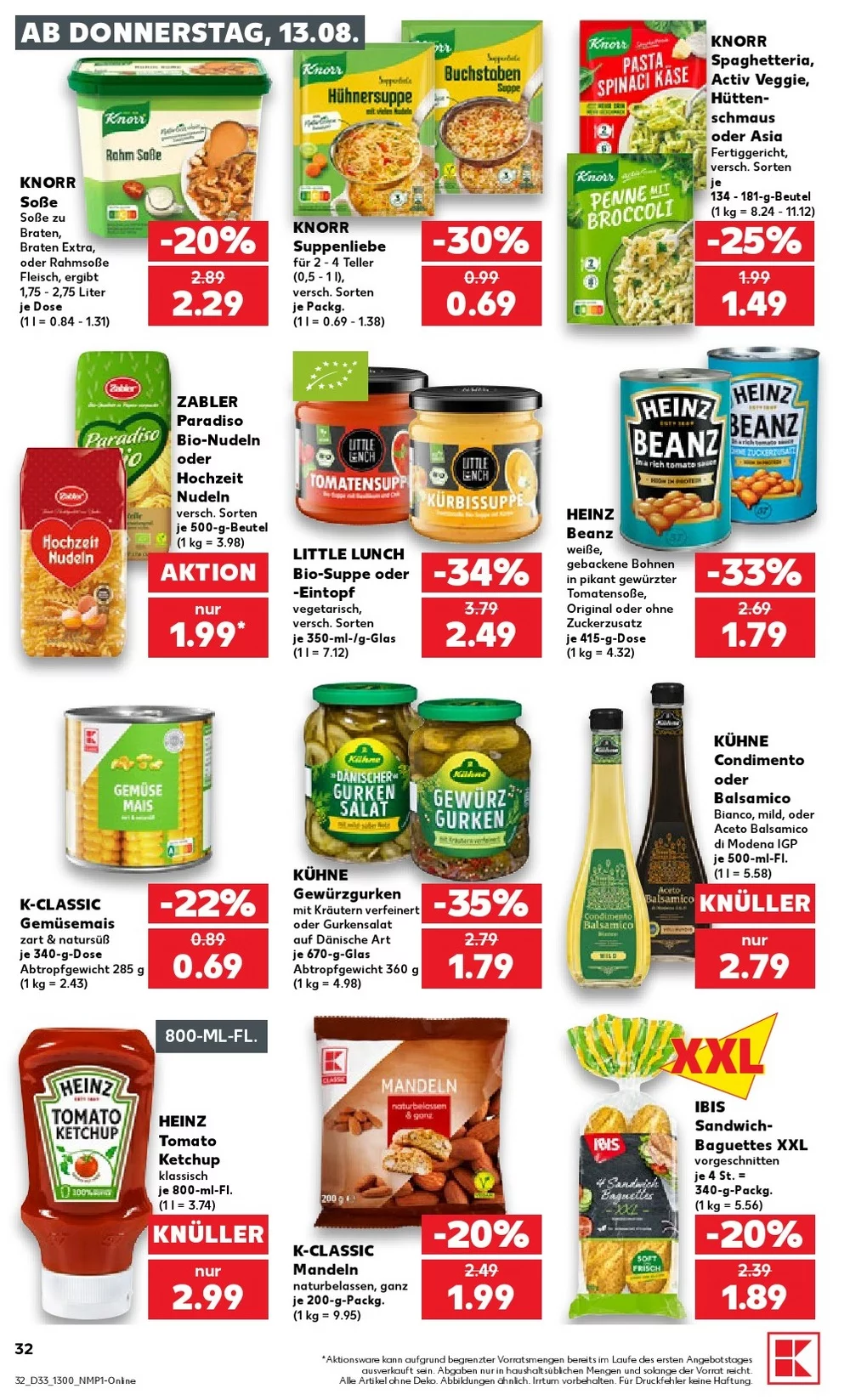 kaufland prospekt august 13 19 32