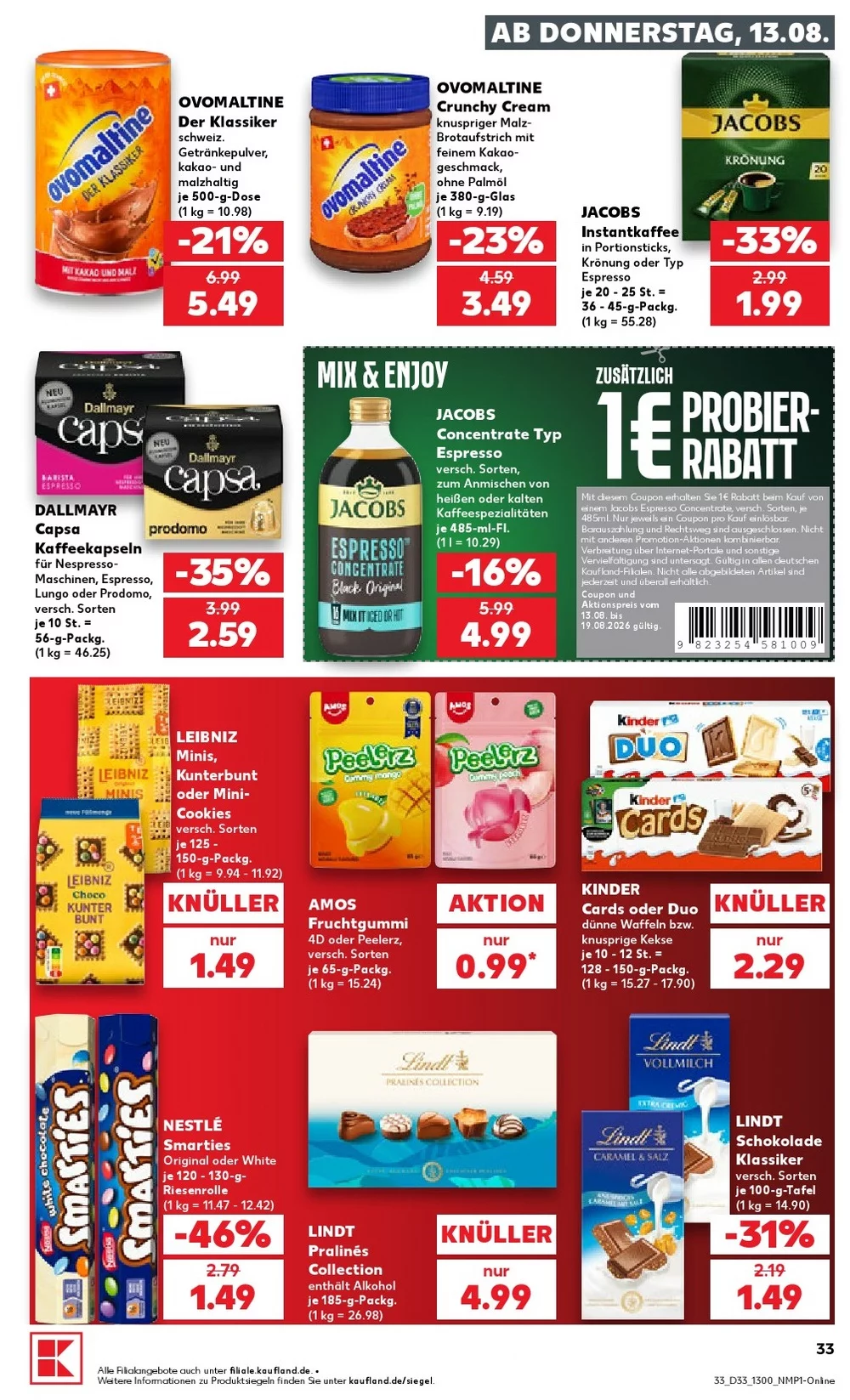 kaufland prospekt august 13 19 33