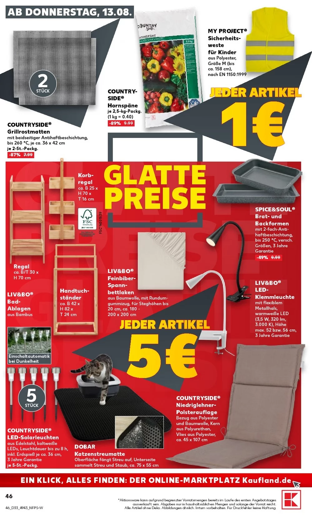 kaufland prospekt august 13 19 46