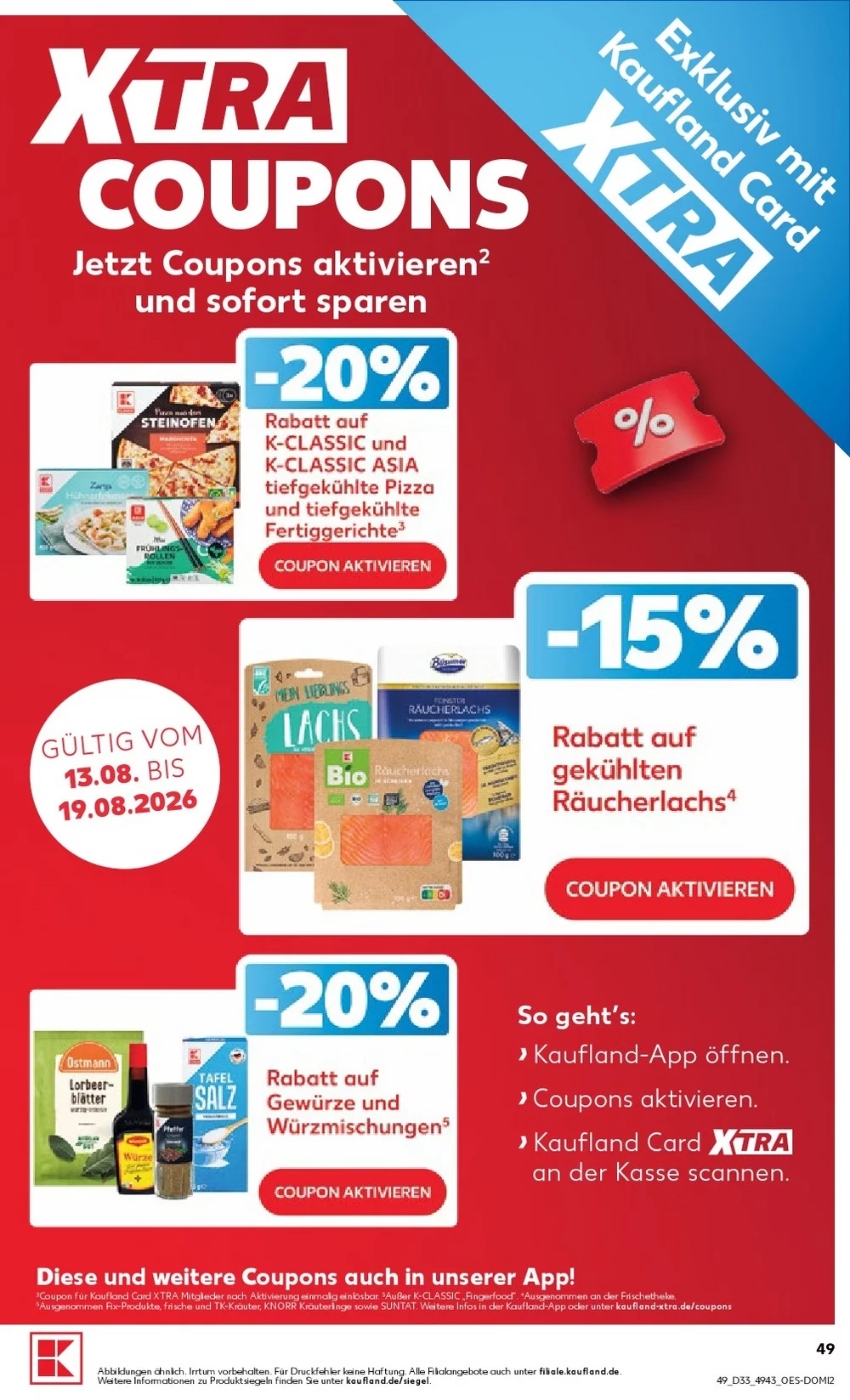 kaufland prospekt august 13 19 49