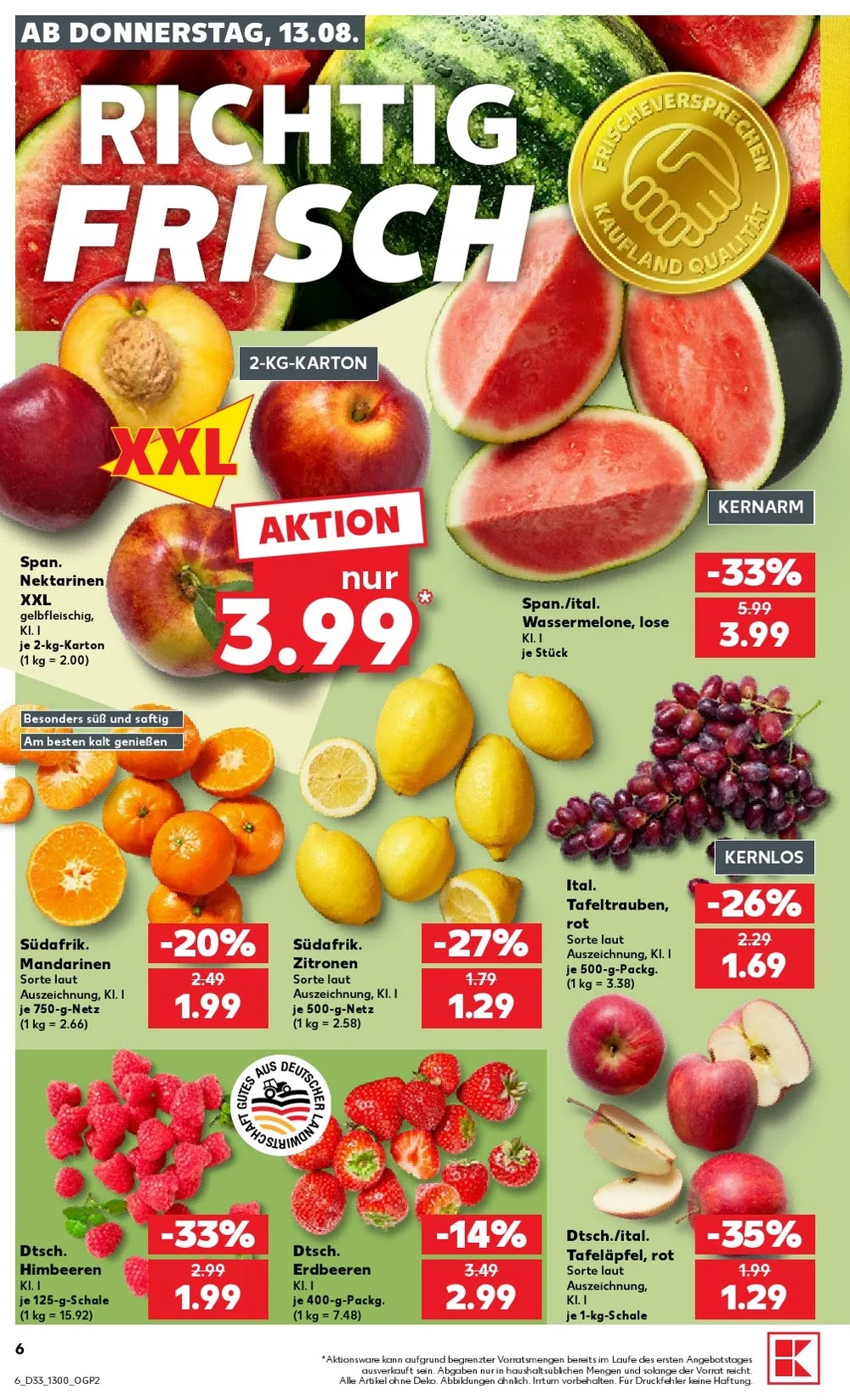kaufland prospekt august 13 19 6