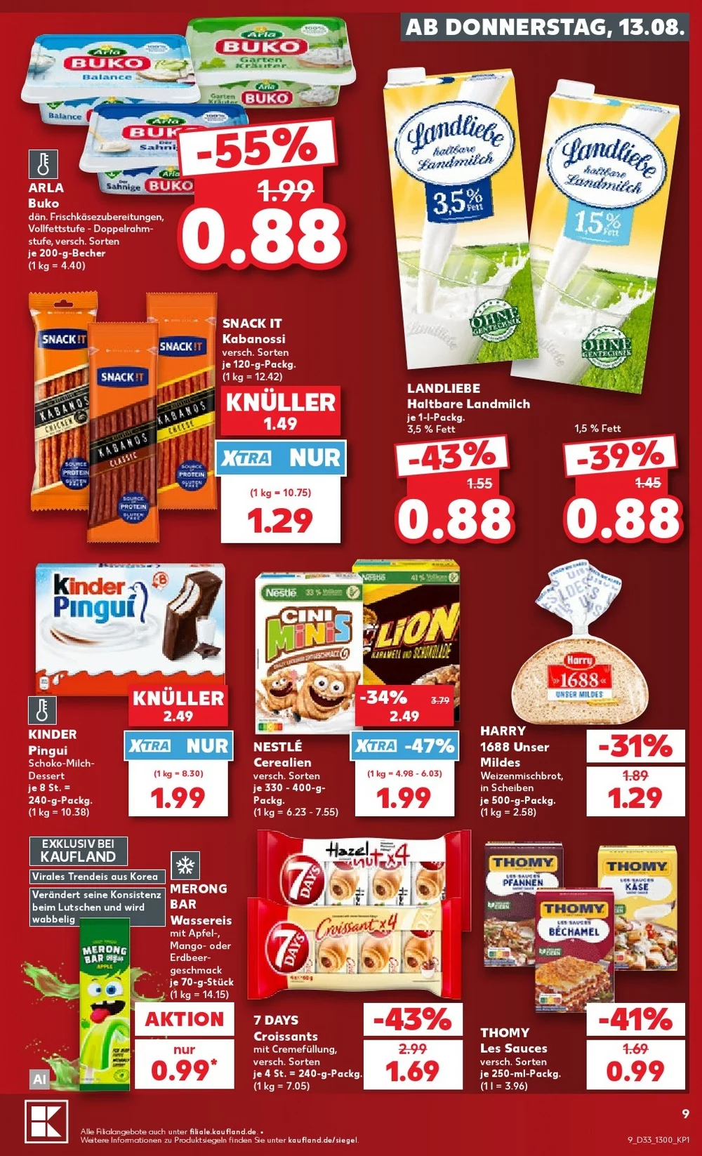 kaufland prospekt august 13 19 9