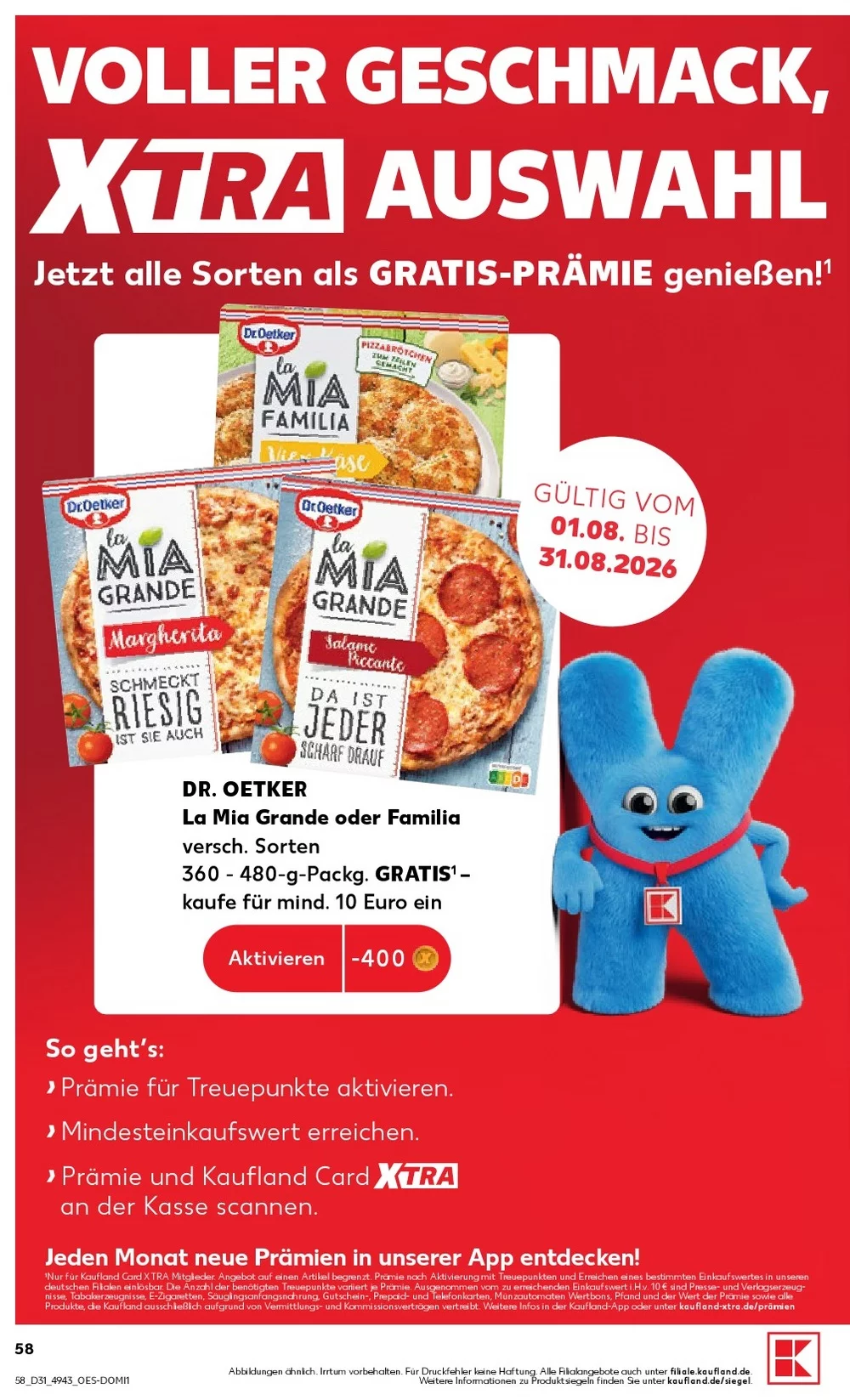 kaufland prospekt juli 30 august 5 58
