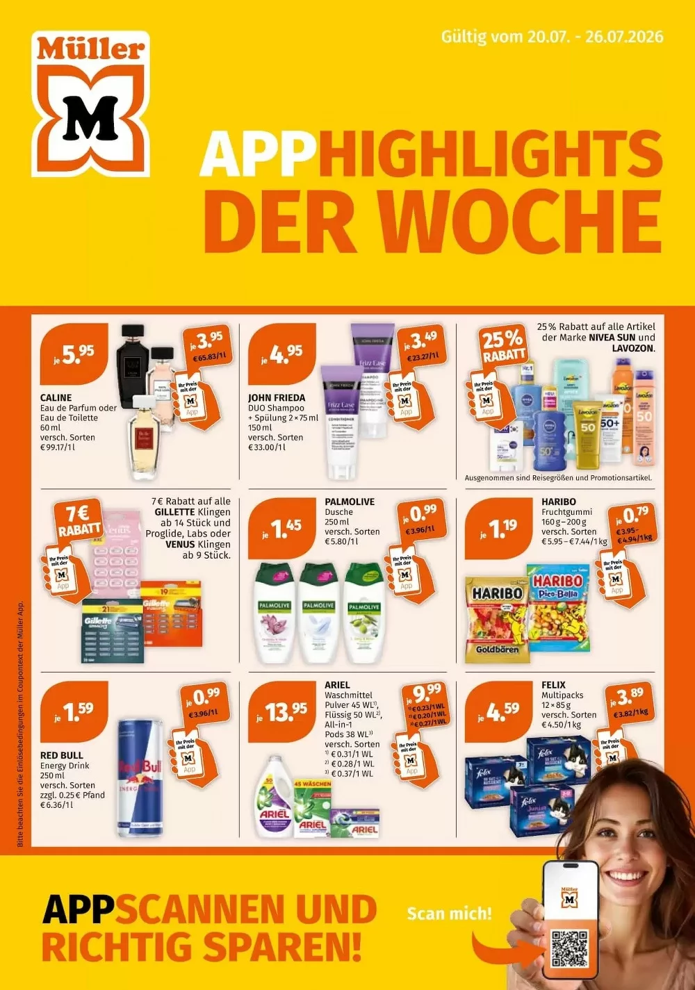 Müller Prospekt 20.07.2026 bis 25.07.2026 1 müller prospekt kw-30