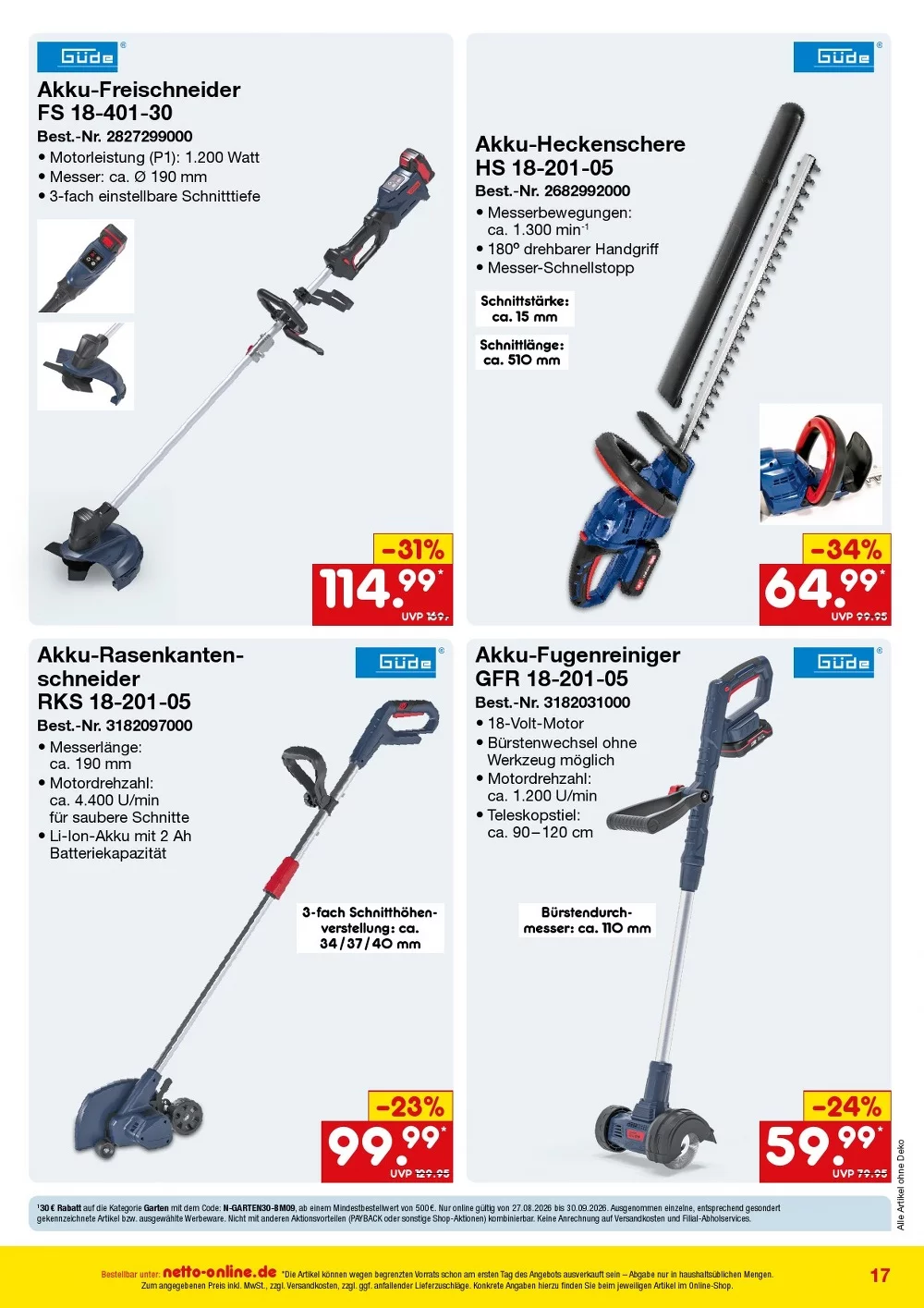 netto marken Bestellmagazin prospekt september 17
