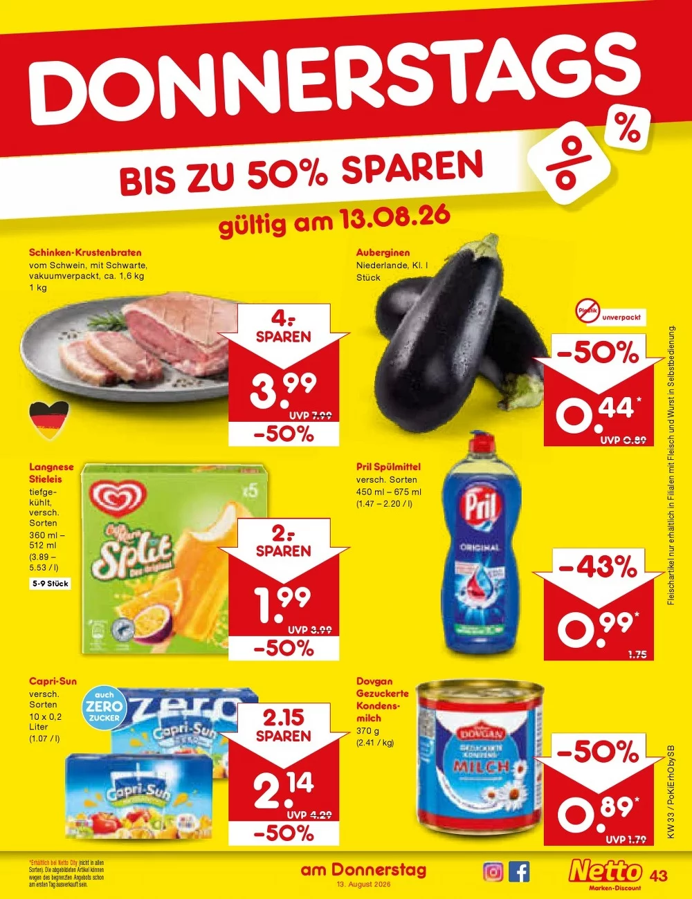 netto marken prospekt august 10 15 59