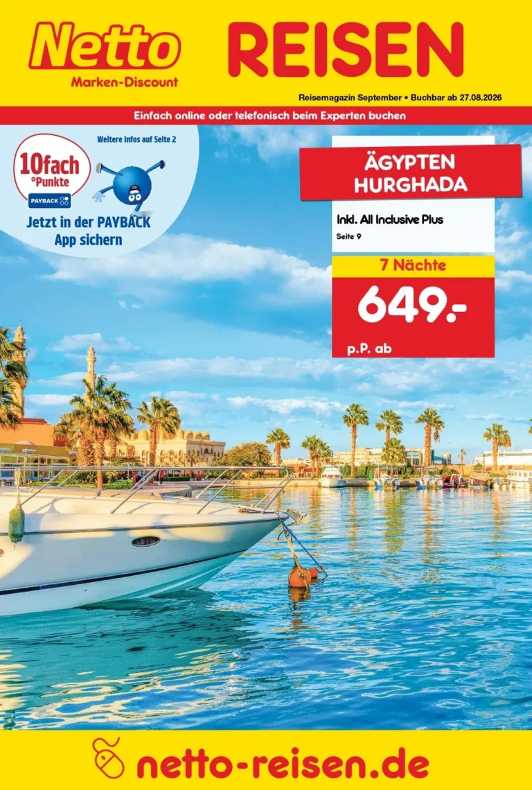 netto marken prospekt reisen september