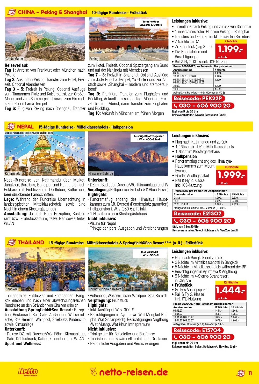 netto marken prospekt reisen september 11