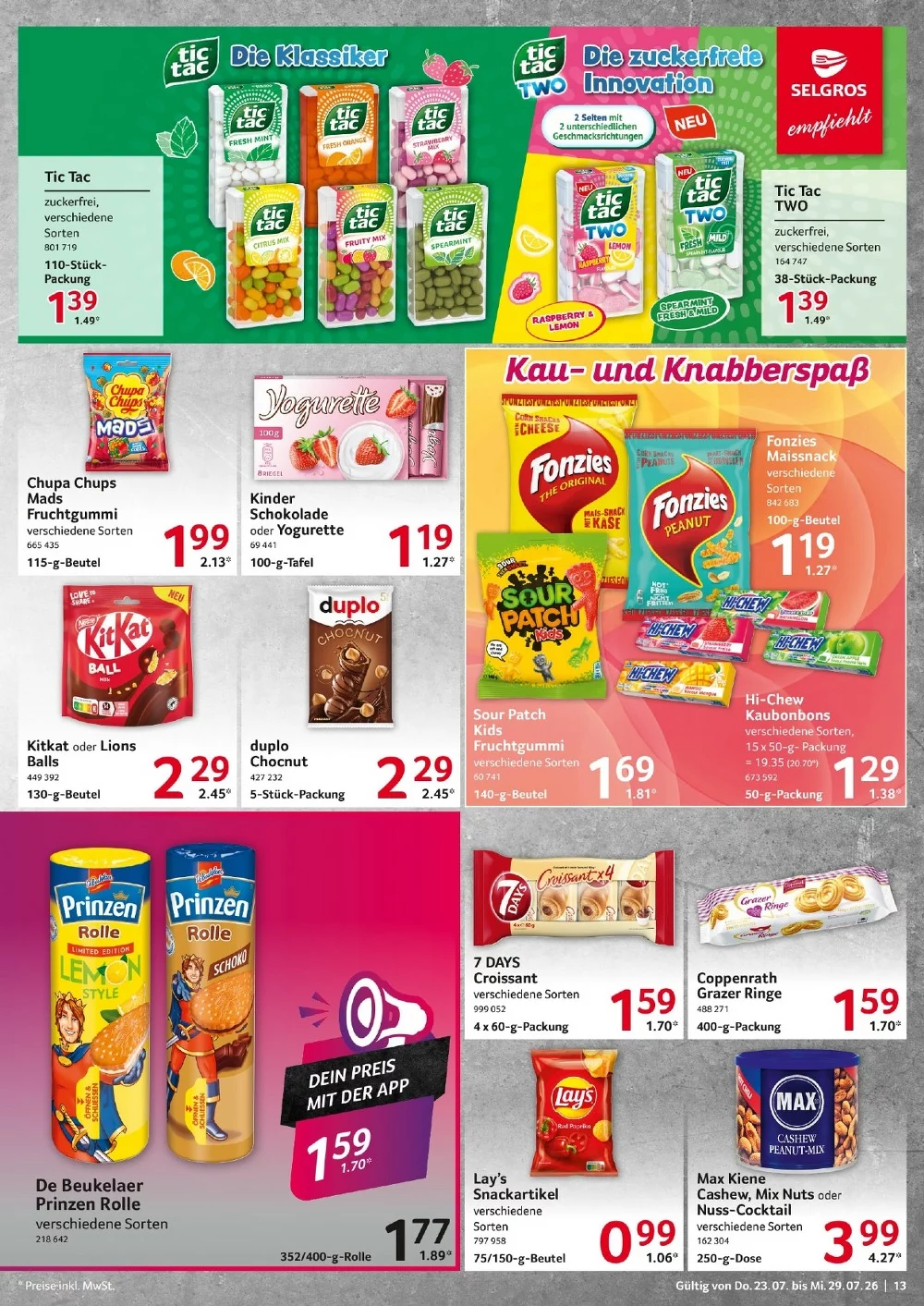 selgros food prospekt juli 23 2913
