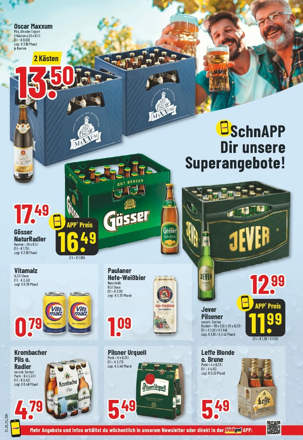 trinkgut prospekt juli 27 august 1 4