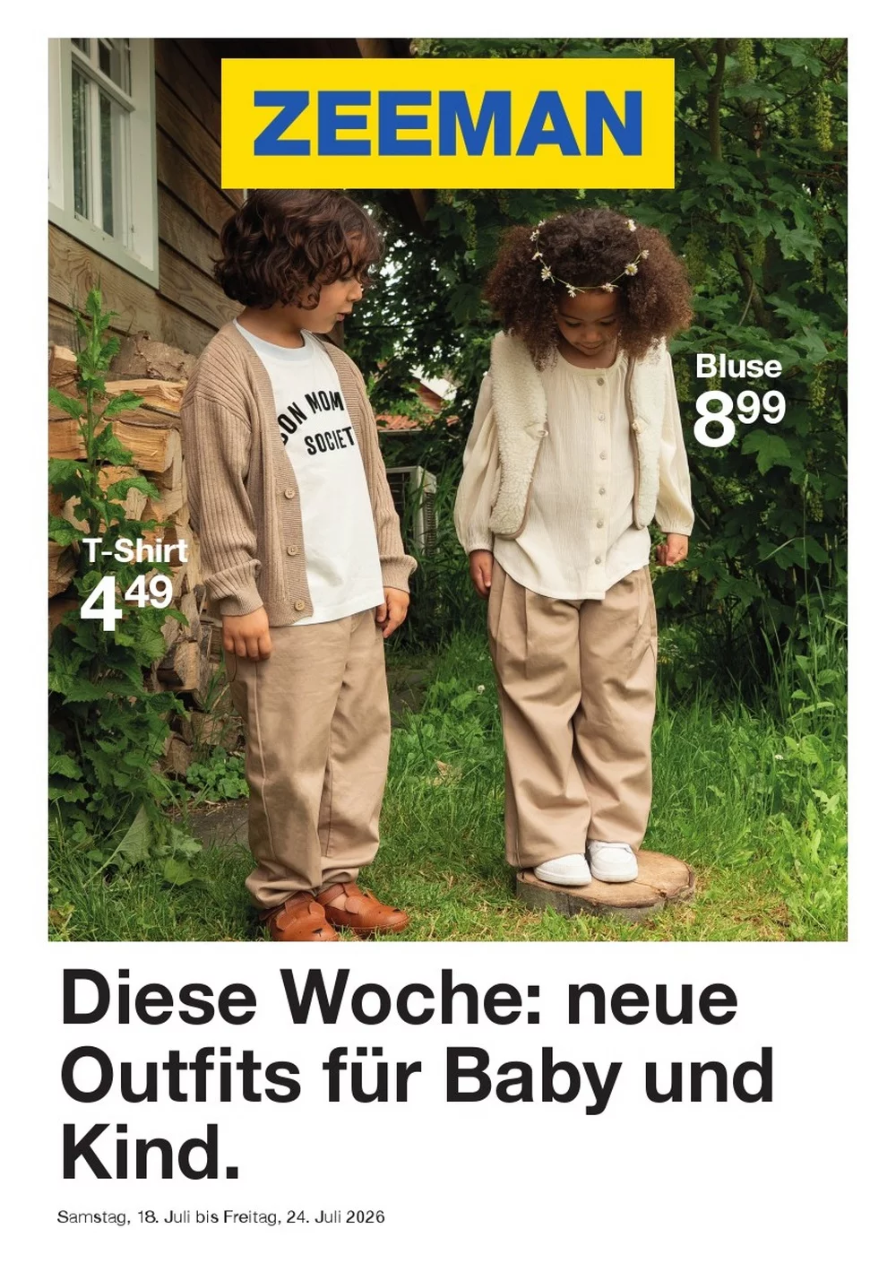 Zeeman Prospekt 18.07.2026 bis 24.07.2026 1 zeeman prospekt kw-30