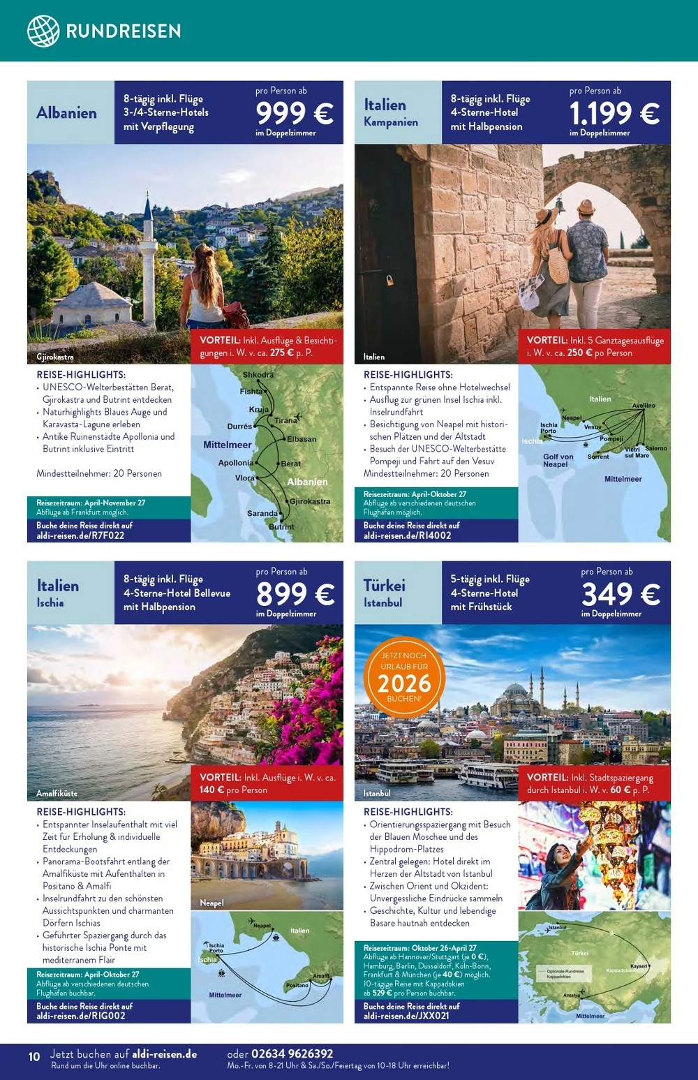 ALDI SUeD ALDI Reisemagazin September 2026 10