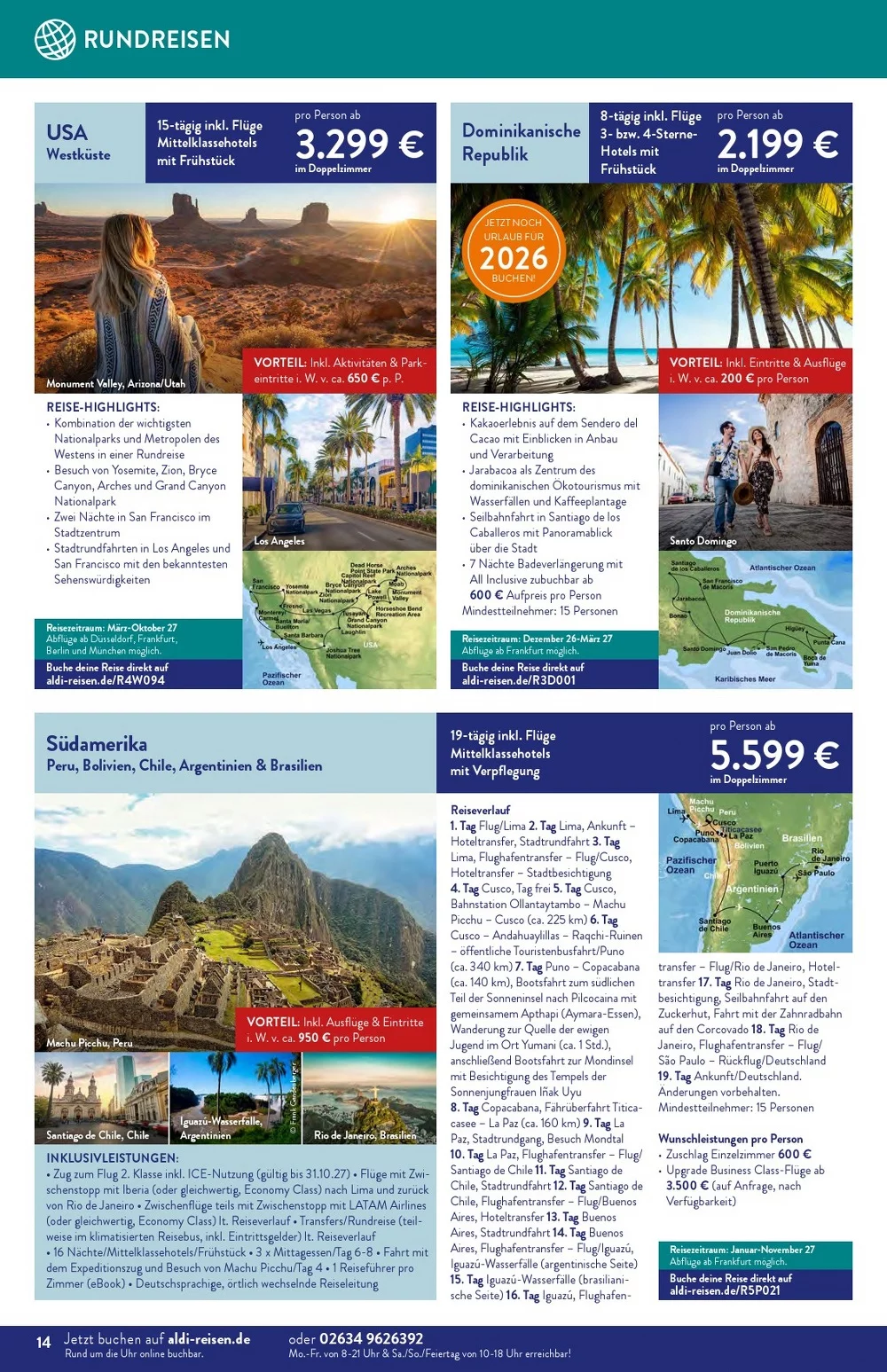 ALDI SUeD ALDI Reisemagazin September 2026 14