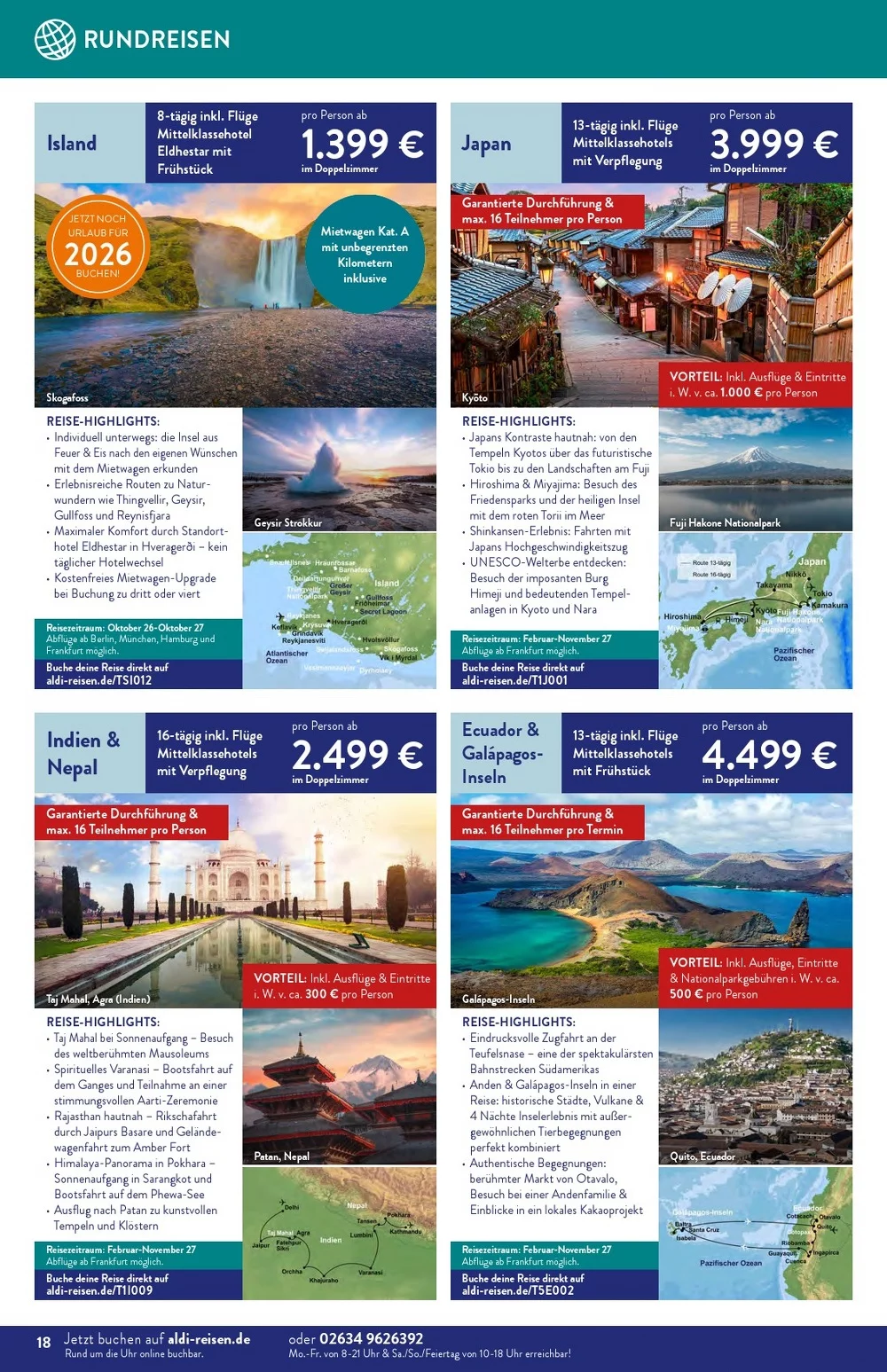 Aldi nord reisen september 18