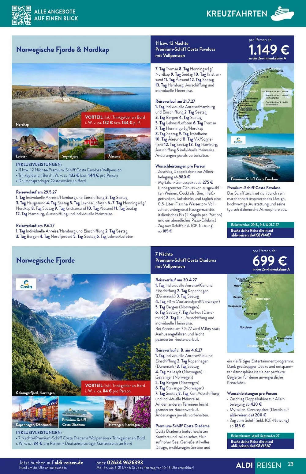 Aldi nord reisen september 23