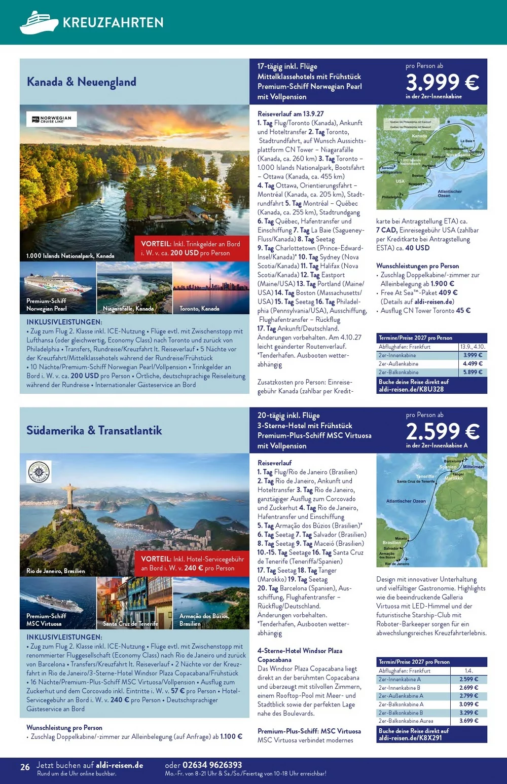 Aldi nord reisen september 26