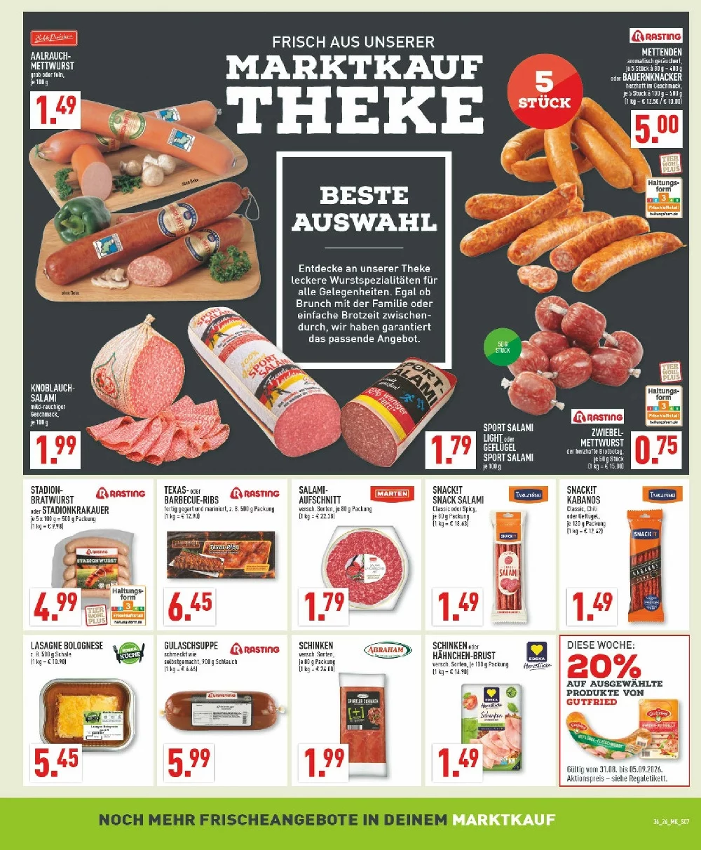 Marktkauf prospekt august 31 september 5 7