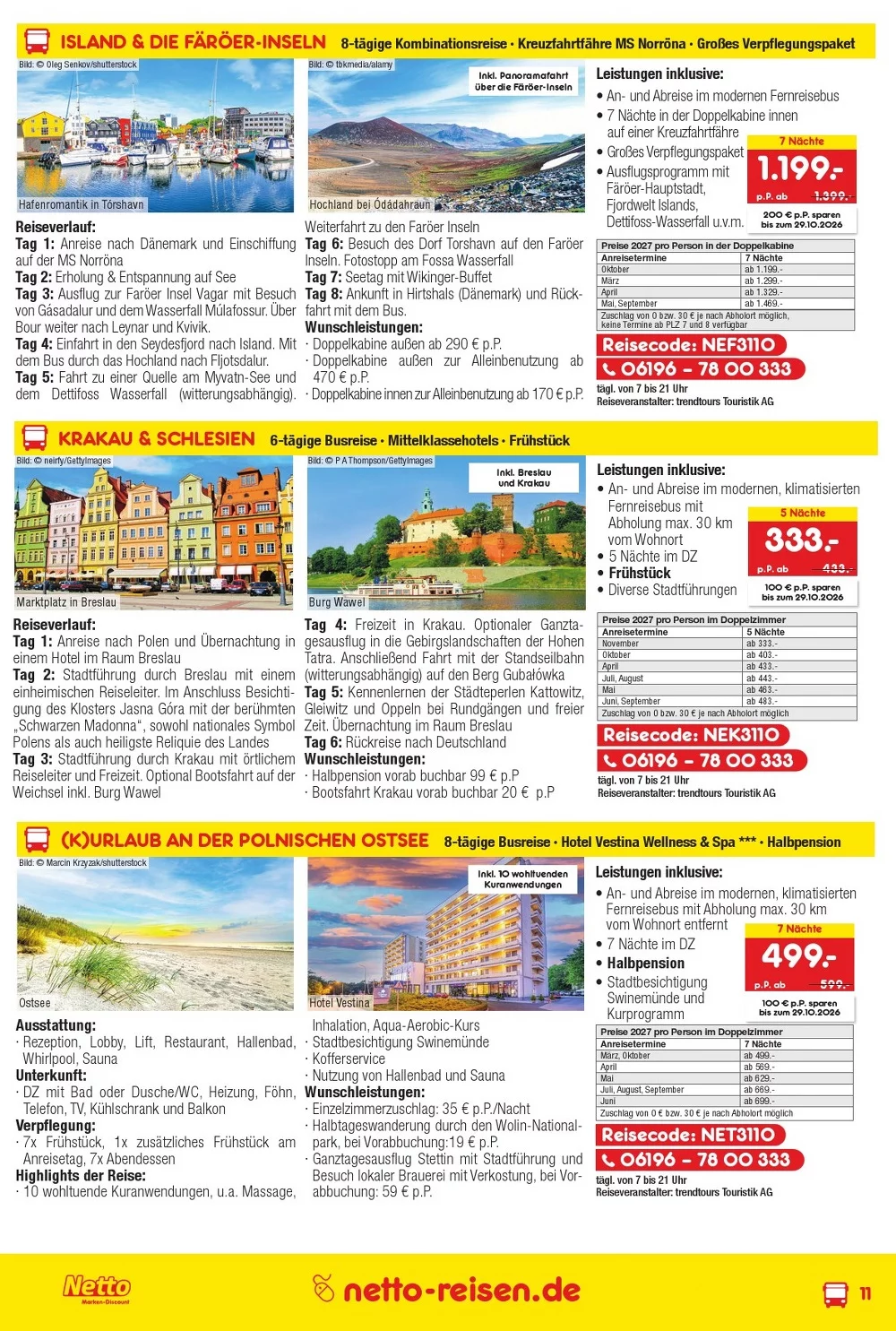 Netto marken reisen prospekt oktober 11