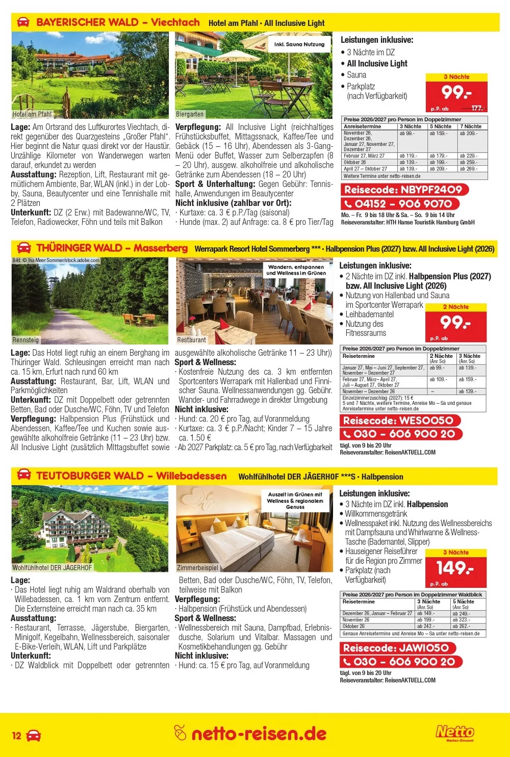 Netto marken reisen prospekt oktober 12
