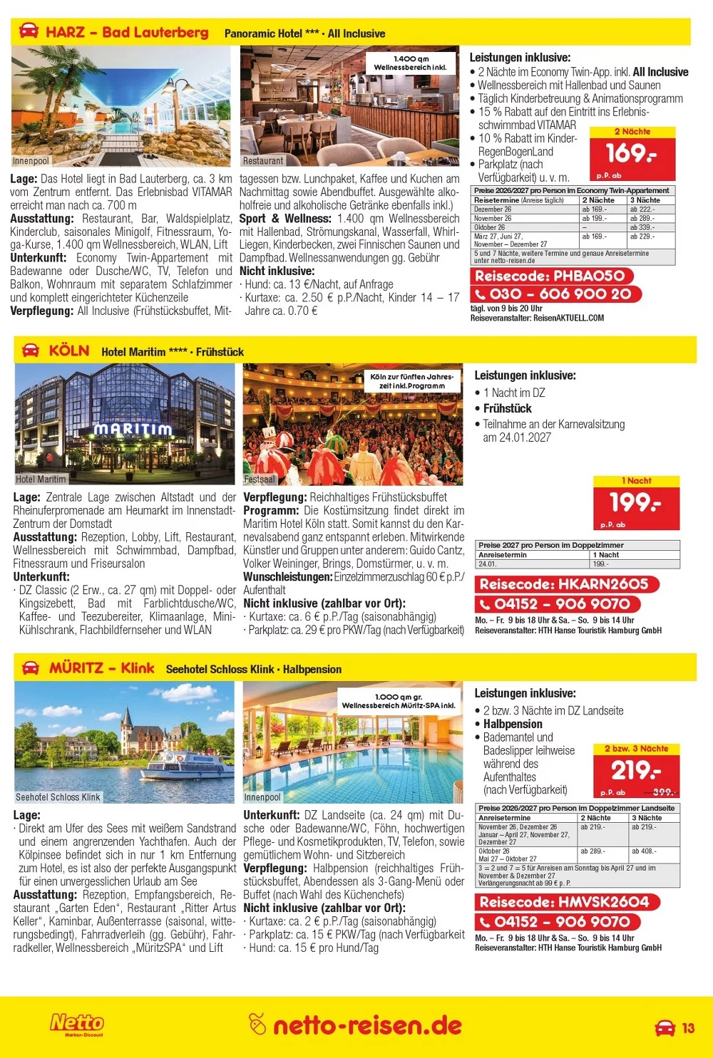Netto marken reisen prospekt oktober 13